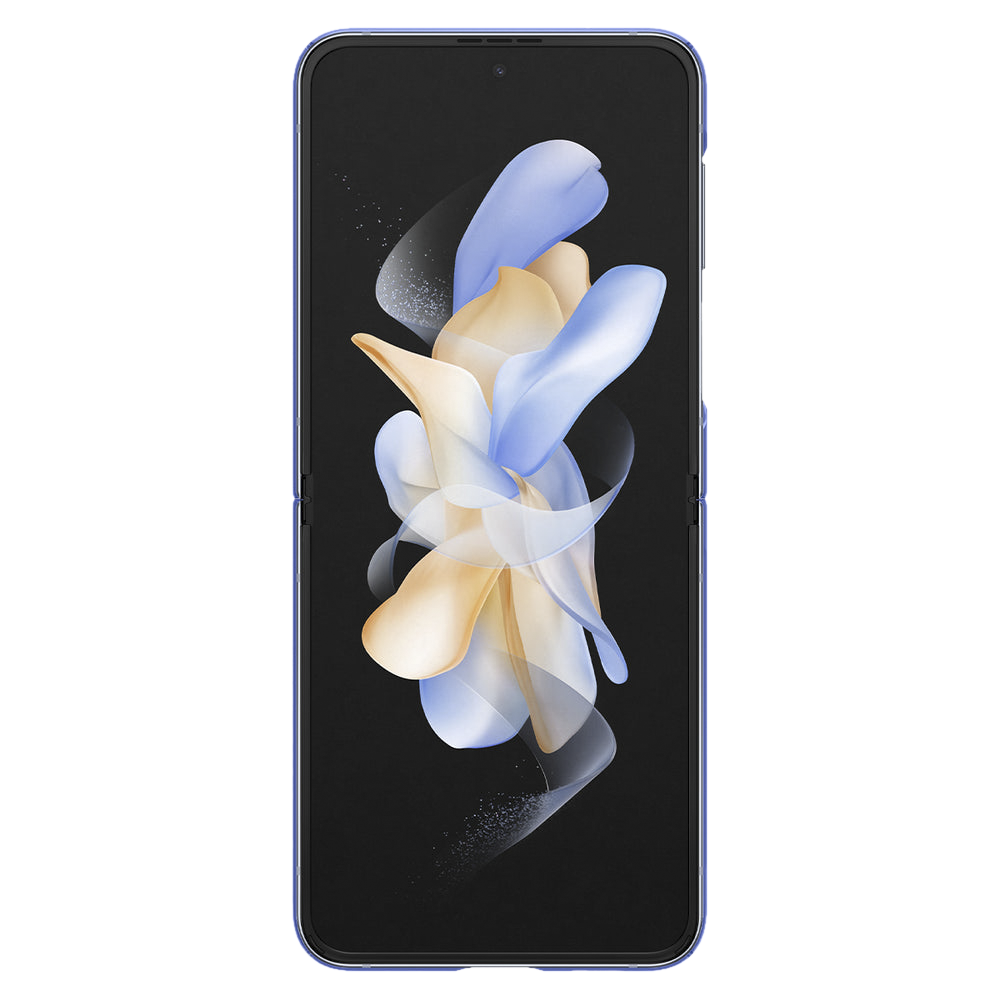 Spigen ?Air Skin Polycarbonate & Urethane Back Cover for SAMSUNG Galaxy Z Flip4 (Supports Wireless Charging, Cornflower Blue)