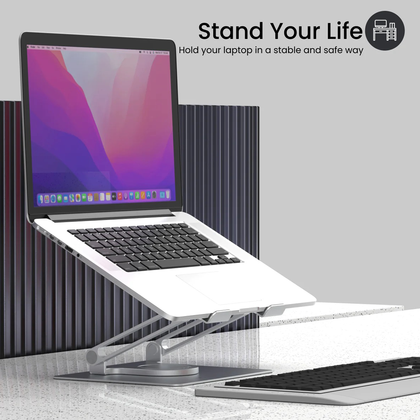 Buy Portronics My Buddy K6 Laptop Stand (Posture Support, POR 1802