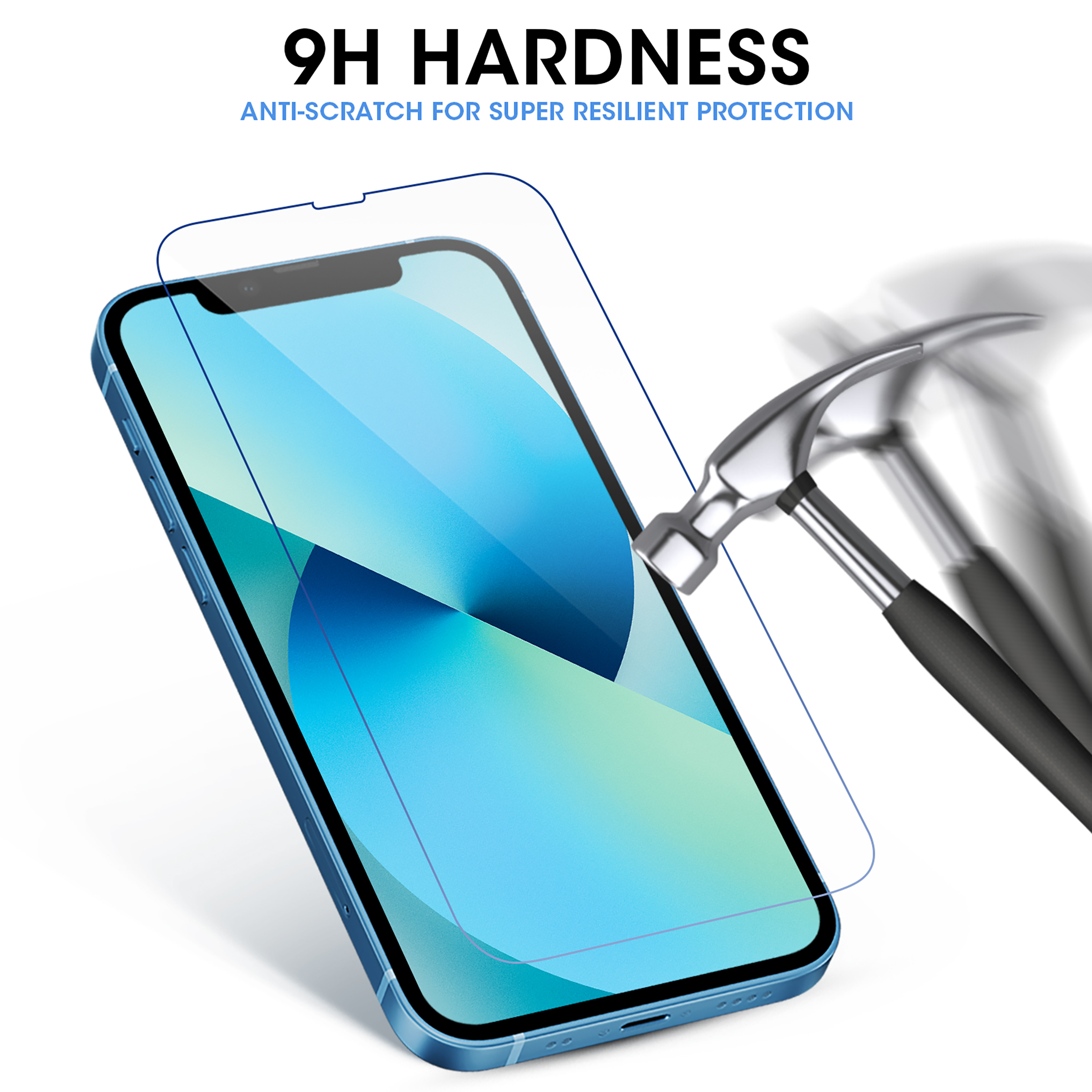 Buy GRIPP Tempered Glass & Hard Polycarbonate Back Cover Combo for Apple  iPhone 13 Mini (Scratch Resistant, Clear) Online - Croma