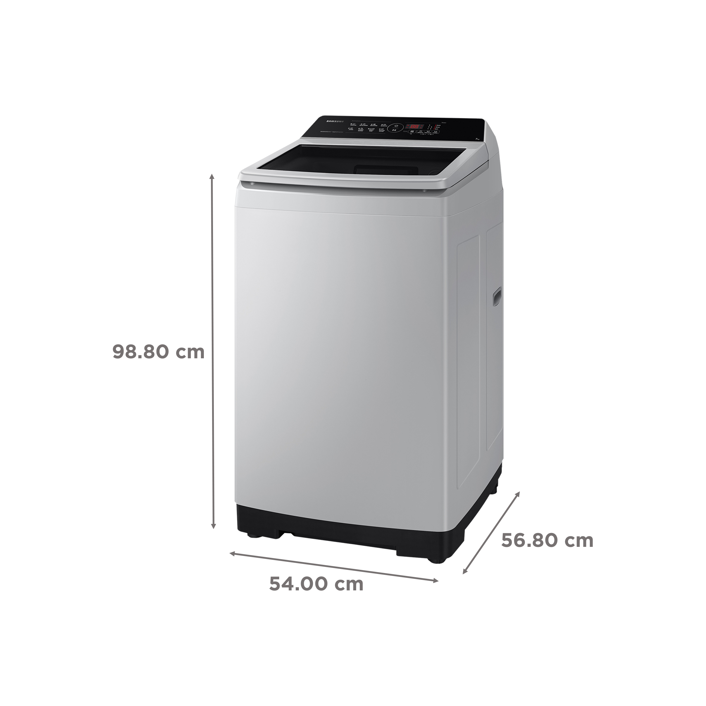 SAMSUNG 7 Kg 5 Star Inverter Fully Automatic Top Load Washing Machine (WA70BG4441YYTL, Diamond Drum, Lavender Grey)_3