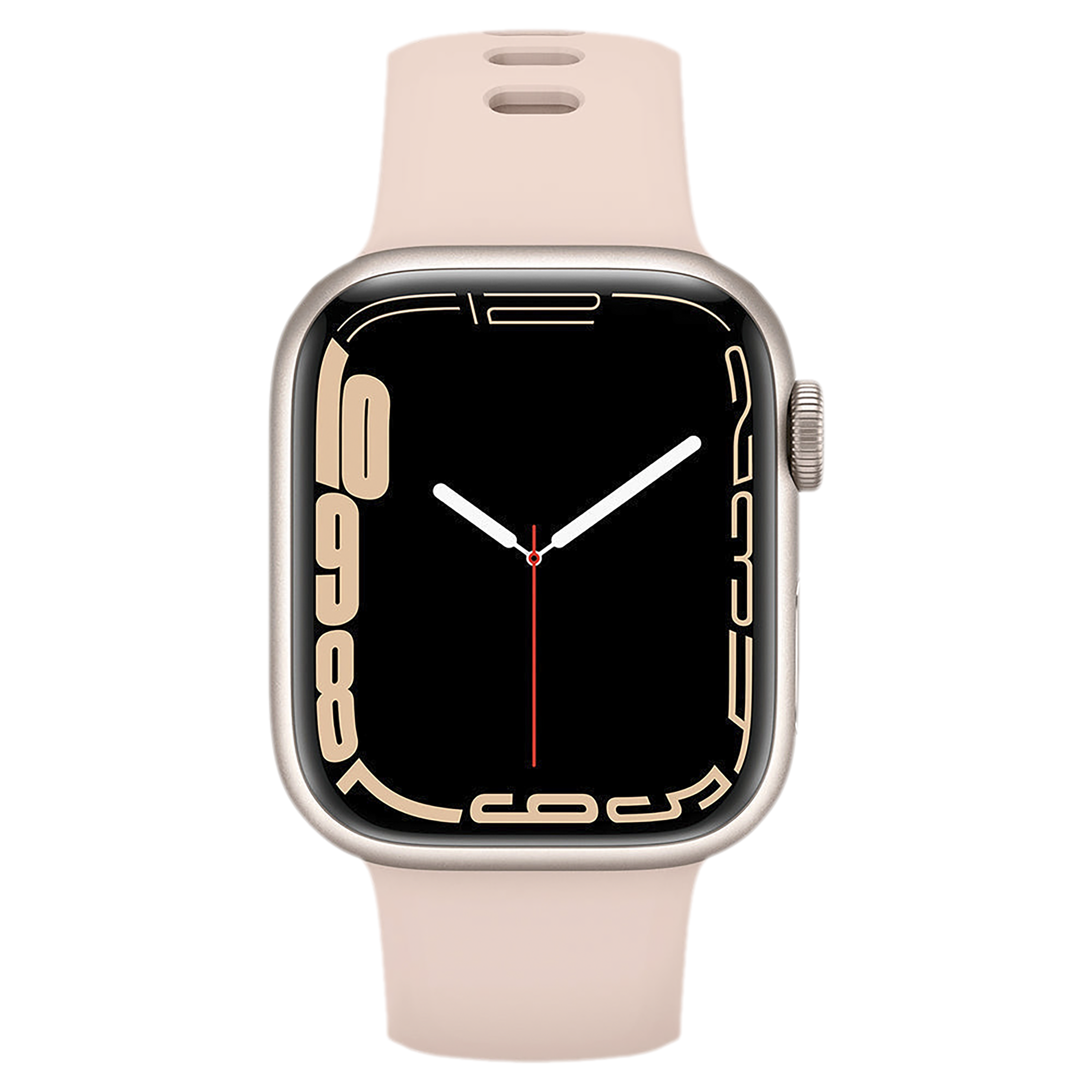 Buy Apple 44 mm Apple Watch Strap (MTPM2ZM/A, Pink Sand) Online - Croma