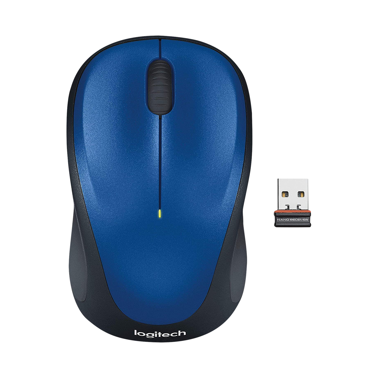 Logitech M235 Wireless Optical Mouse (1000 DPI, 910-003392, Blue) _1
