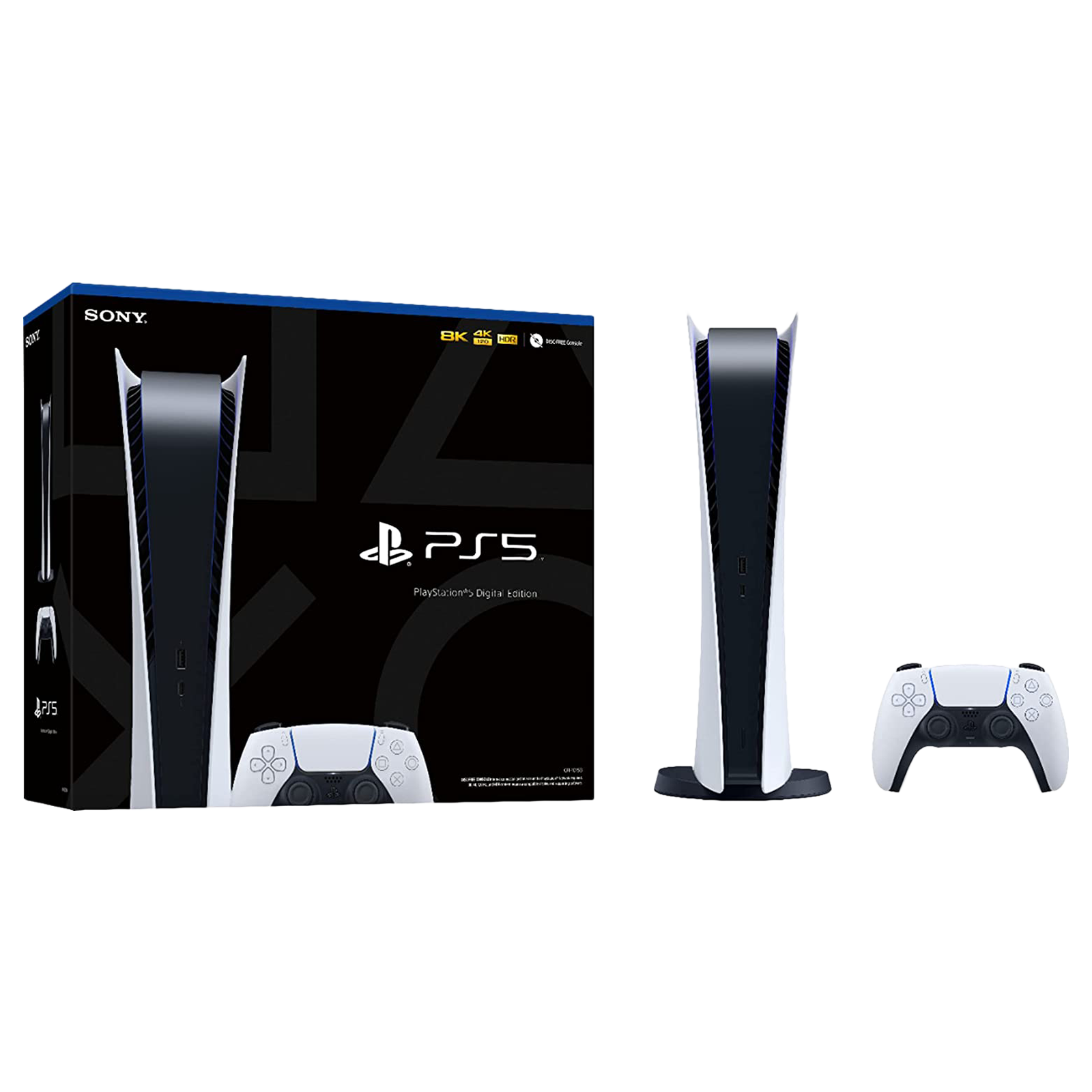 Sony PlayStation 5 (PS5) Digital Edition Console, 2 controllers & 5 intall  games at Rs 20000, PS Console in Noida