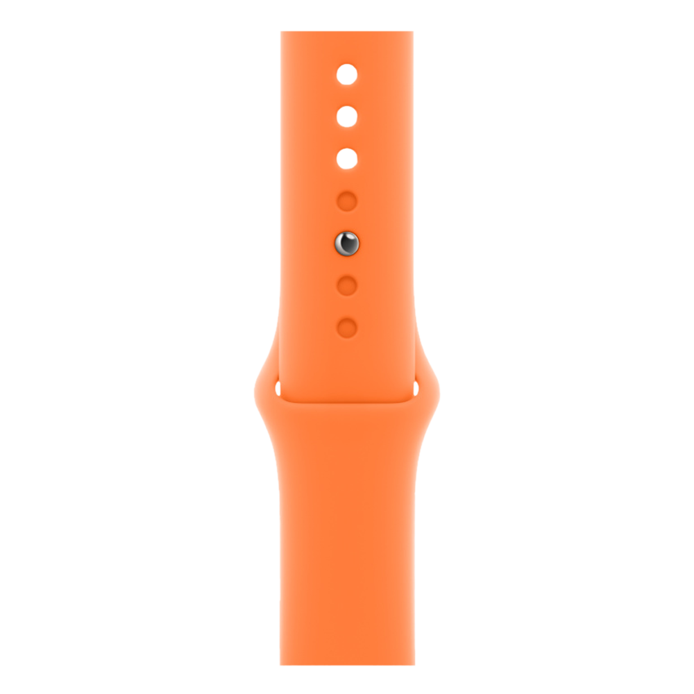Apple Fluoroelastomer Sport Band for Apple (42mm / 44mm / 45mm / 49mm) (Durable & Strong, Bright Orange)_3