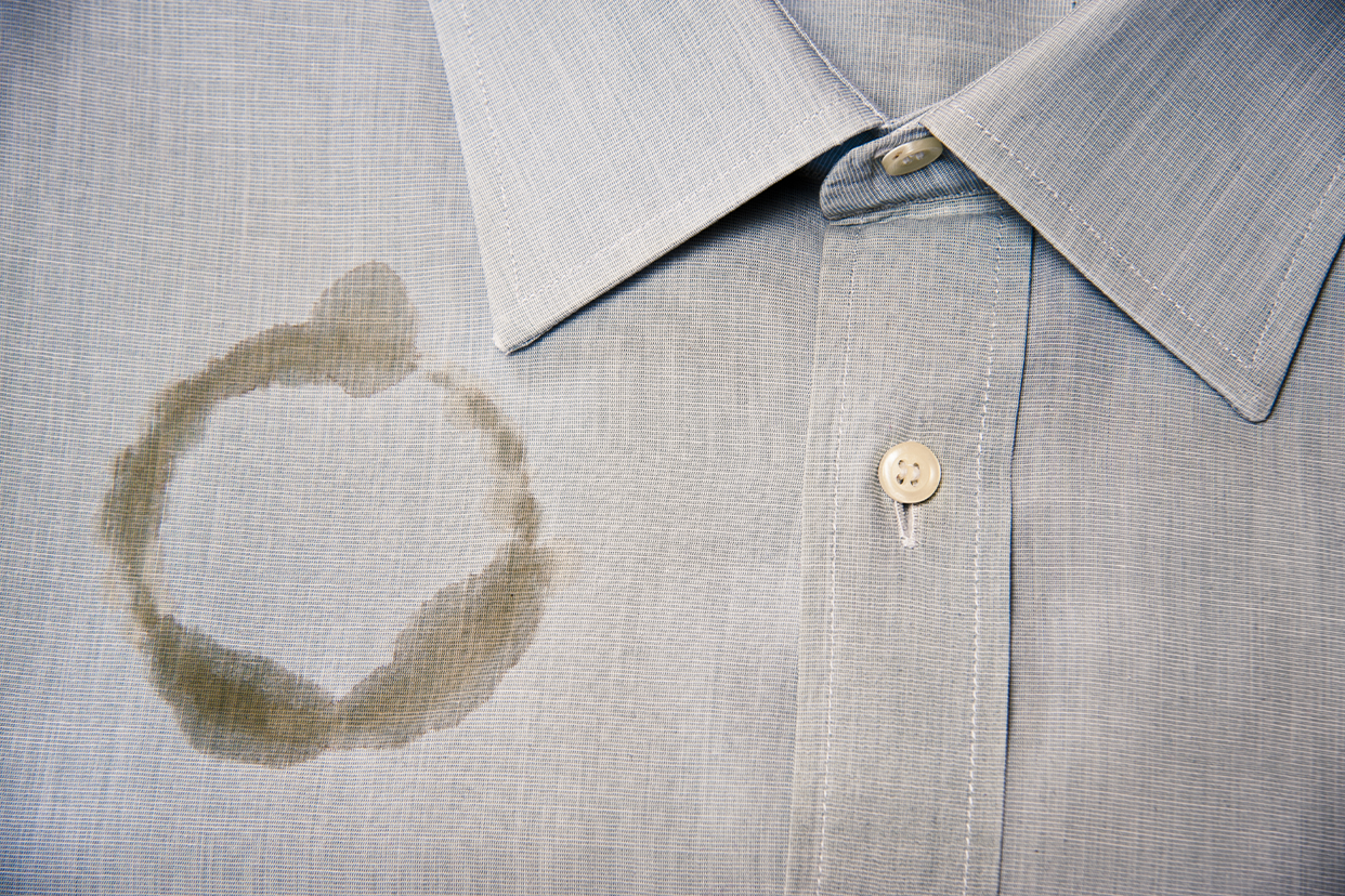 Stains on shirt
