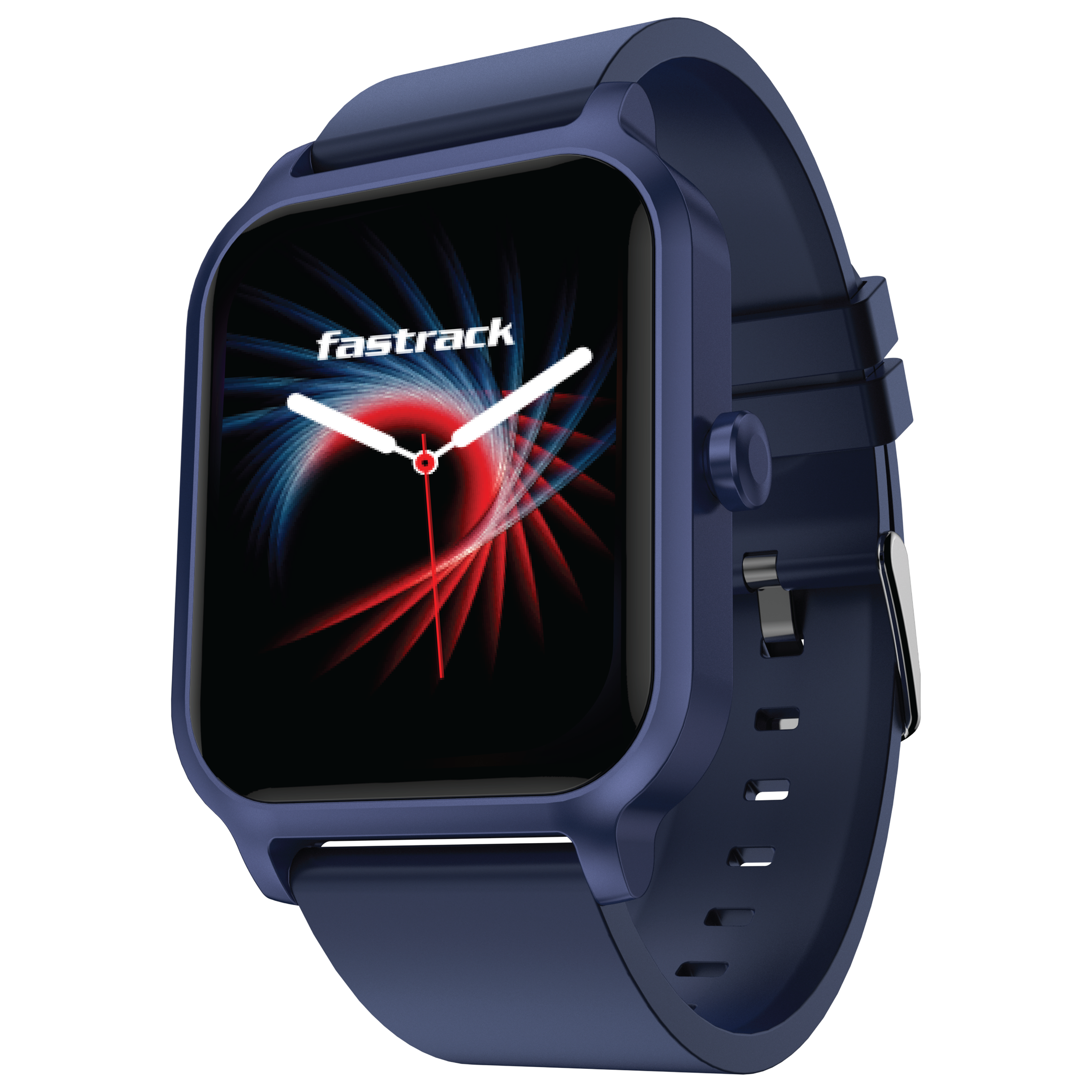 Fastrack Reflex Charge Smartwatch with Bluetooth Calling (46.48mm UltraVU Display, IP68 Water Resistant, Blue Strap)