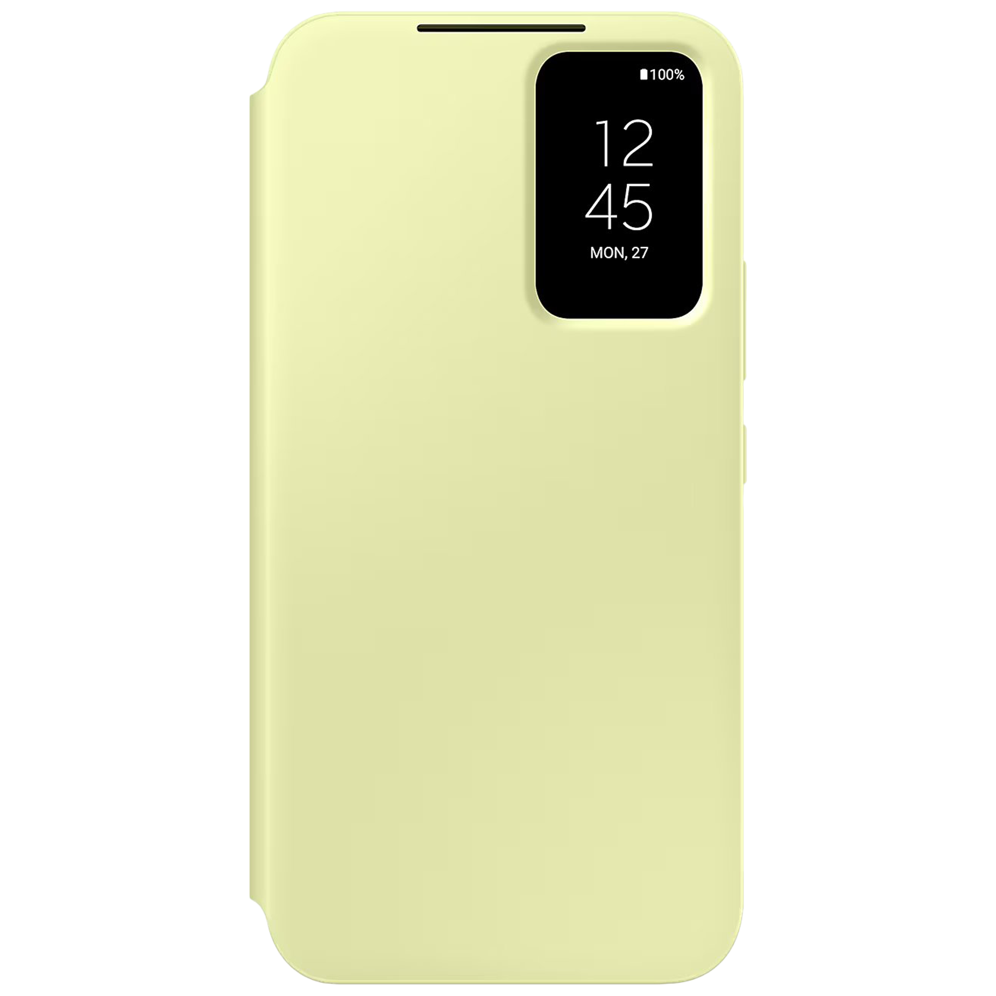 Samsung Flip Case for Galaxy A54 (Display Window, Lime)_2