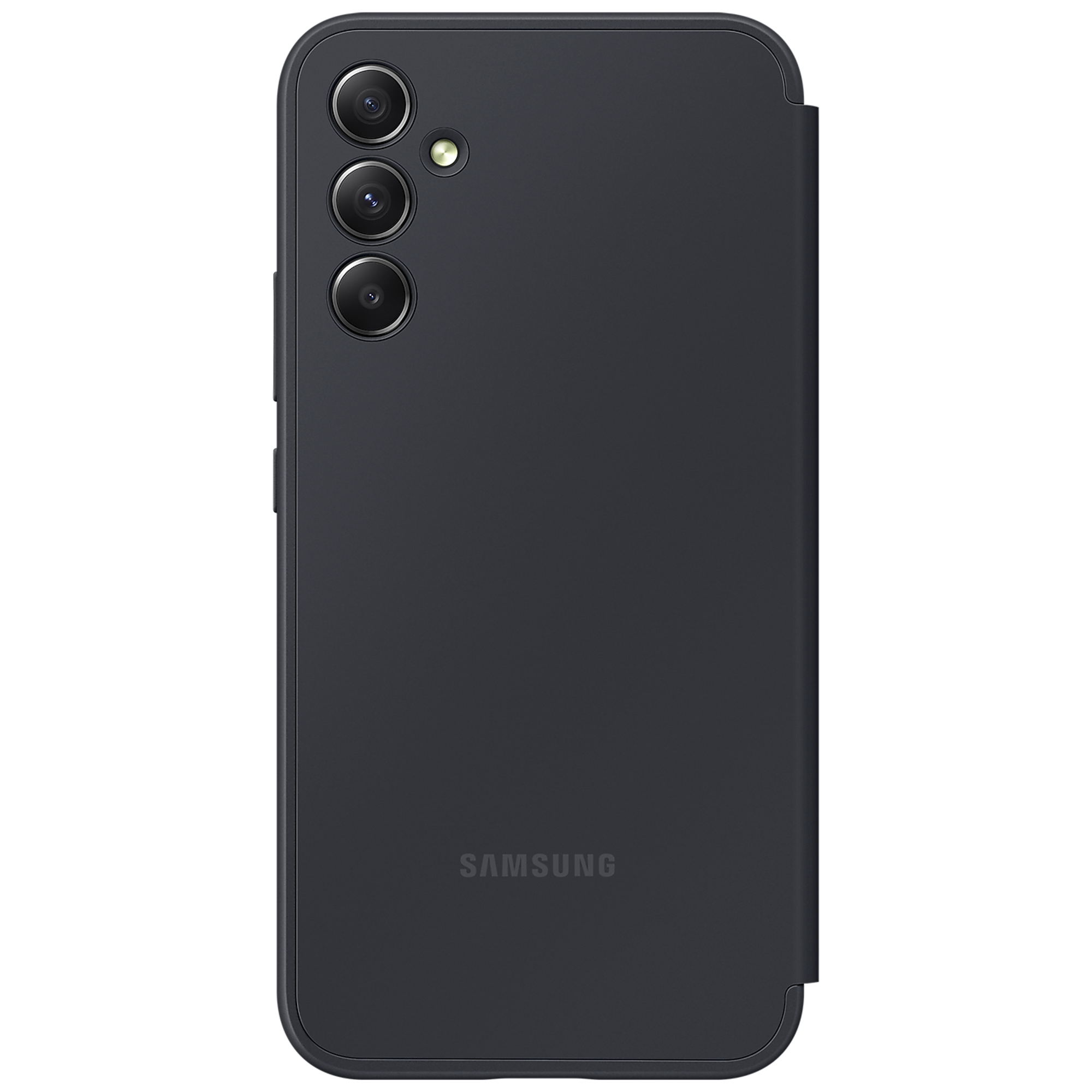Samsung Flip Case for Galaxy A34 (Display Window, Black)_3