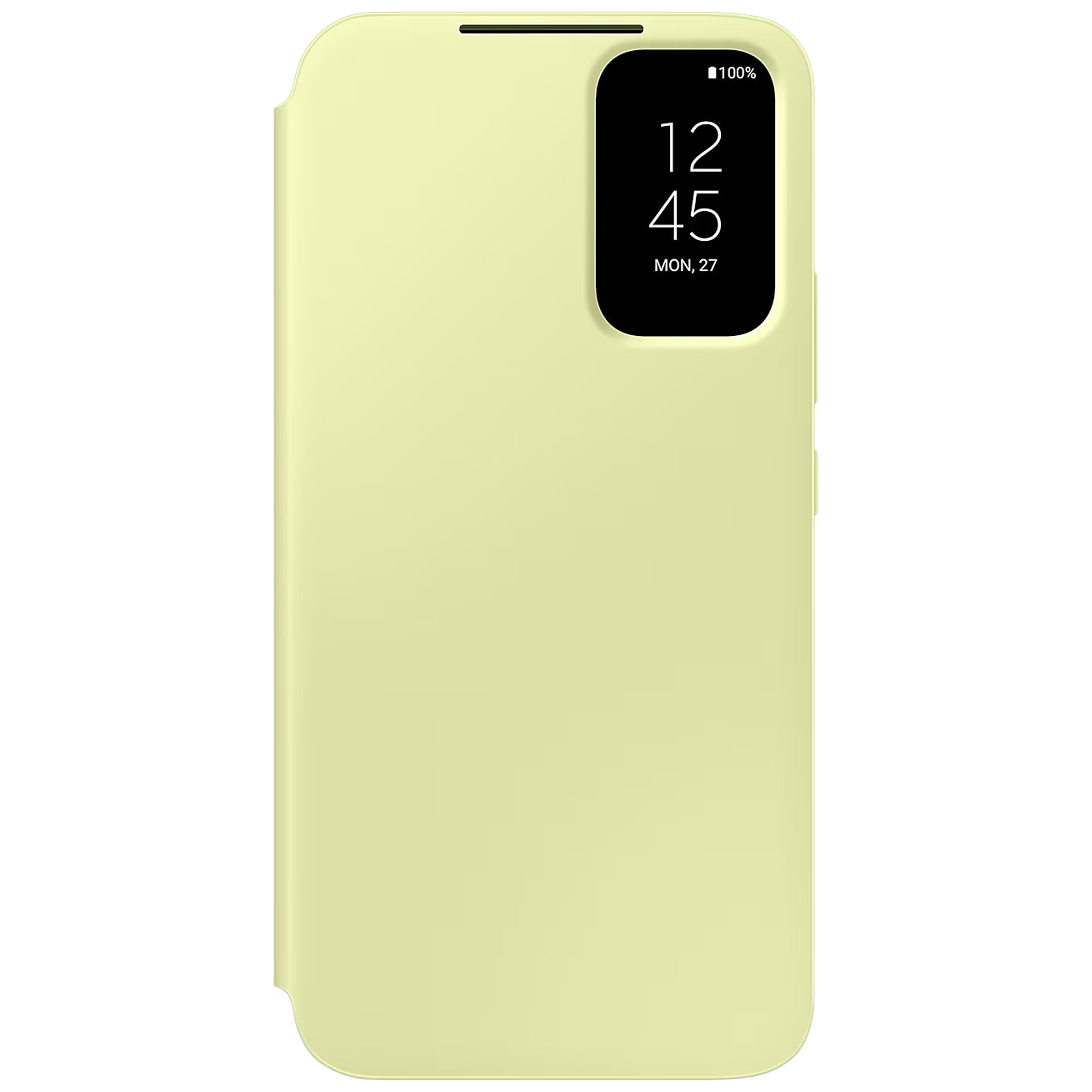Samsung Flip Case for Galaxy A34 (Smart View, Lime)_2