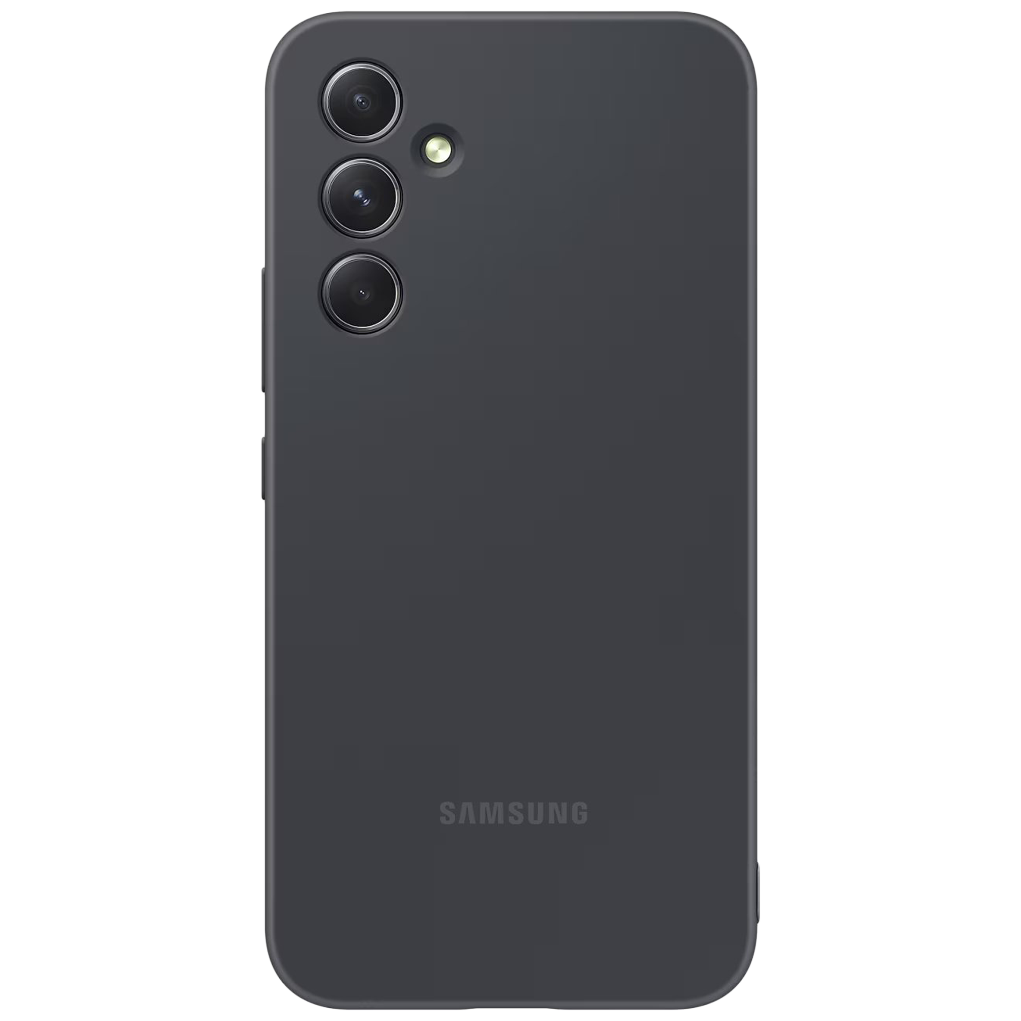Samsung Soft Silicone Back Case for Galaxy A54 (Black)_3