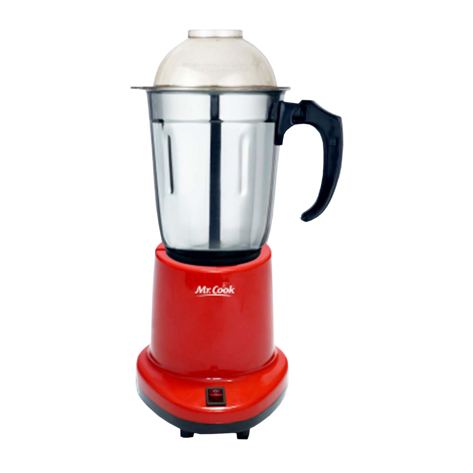 Mr.Cook Minimix 450 Watts 1 Jar Mixer Grinder (Super Efficient Blades, Red)
