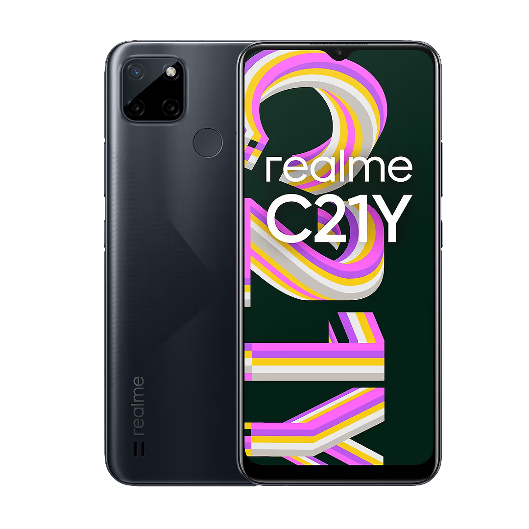 realme C21Y (4GB RAM, 64GB, Cross Black)