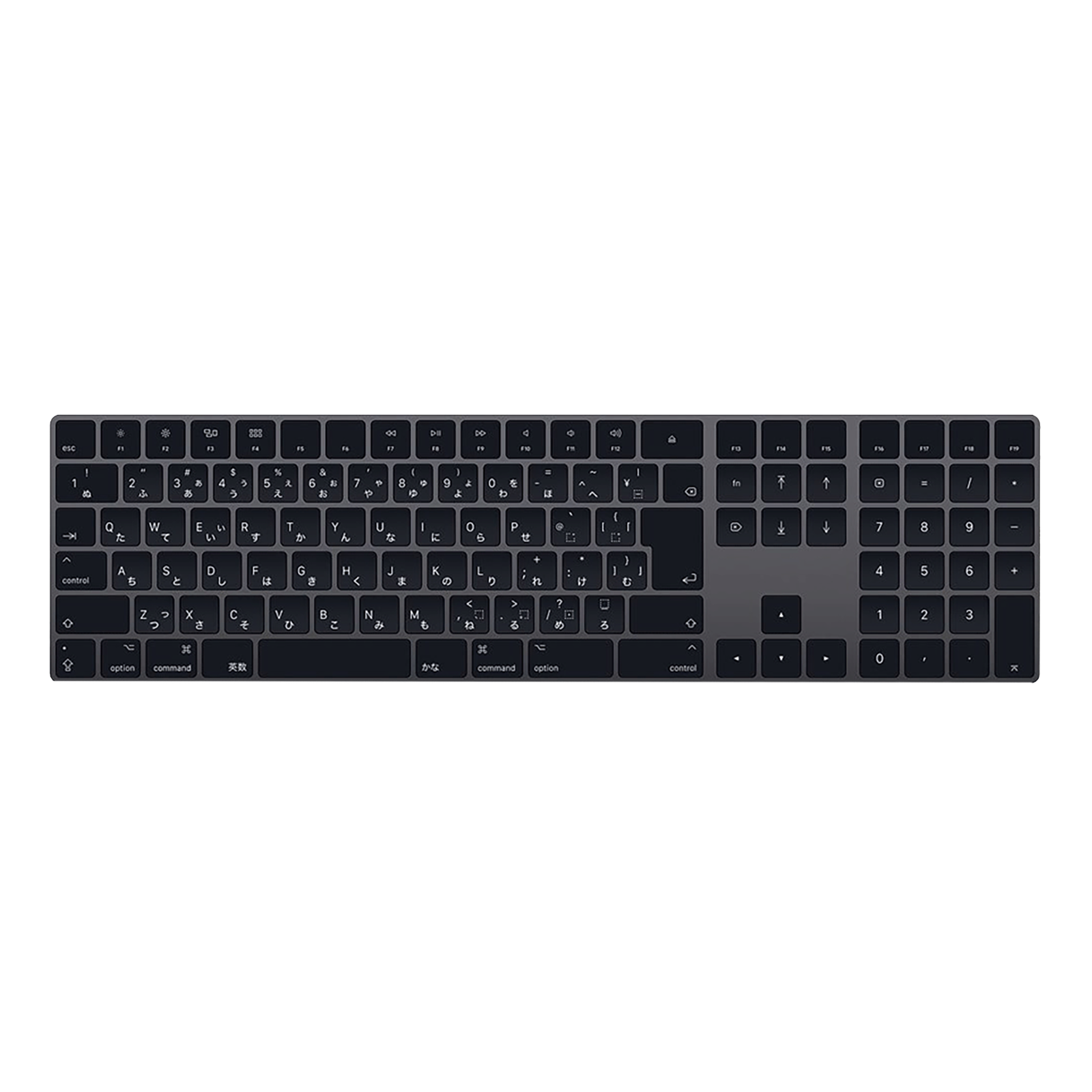 Apple Magic Rechargeable Bluetooth Wireless Keyboard with Number Pad (Unique Scissor Mechanism, Space Grey)
