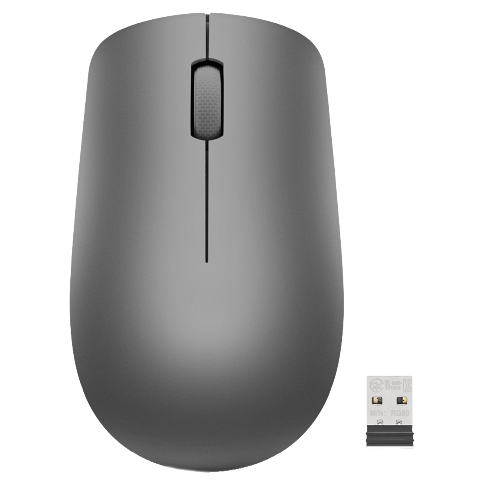 

Lenovo 530 Wireless Optical Mouse (1200 DPI, Ergonomic Design, Graphite Grey)