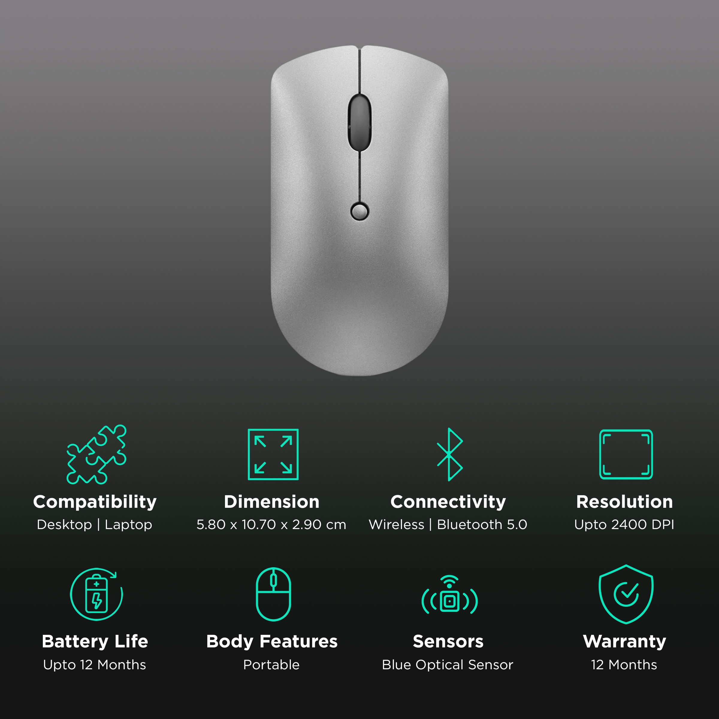 Lenovo 600 Bluetooth Silent Mouse – Rs.1550 – LT Online Store