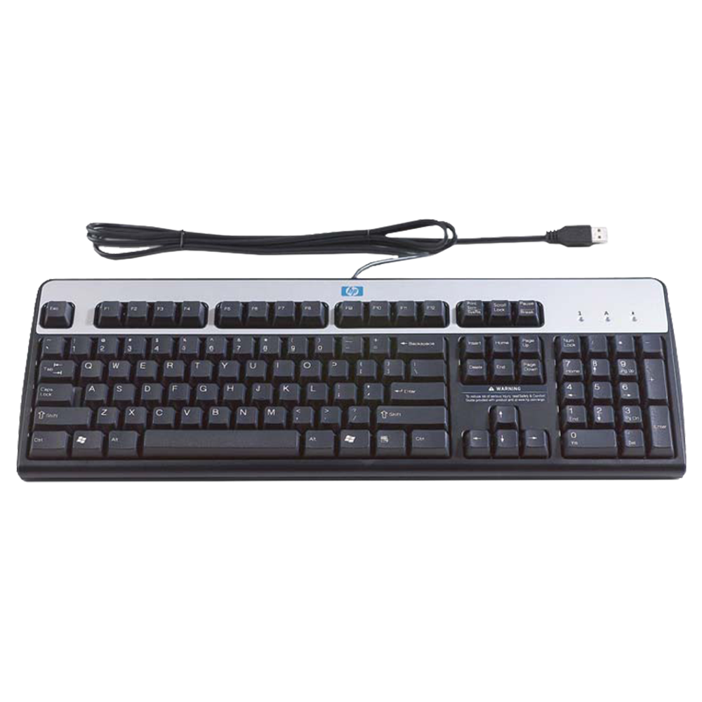 

HP Wired Keyboard with Number Pad (Key Mechanism Lifecycle, Black)