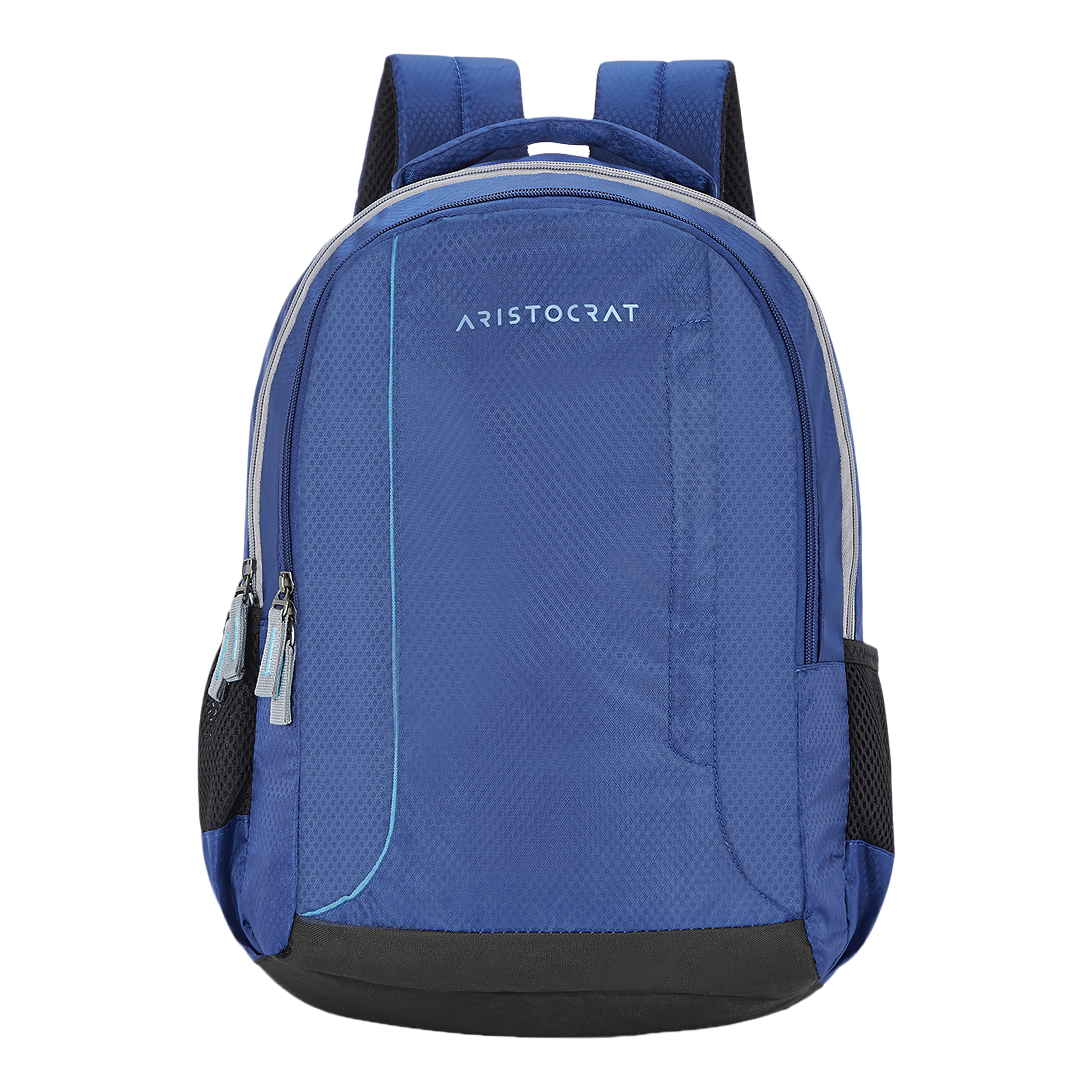 Buy American Tourister Laptop Backpack For Men Women | SEGNO Polyester  Backpack with Laptop Compartment For Up 17 Inch Laptop | Backpack For  Office College, 28 Liters, Navy Blue and Grey Online