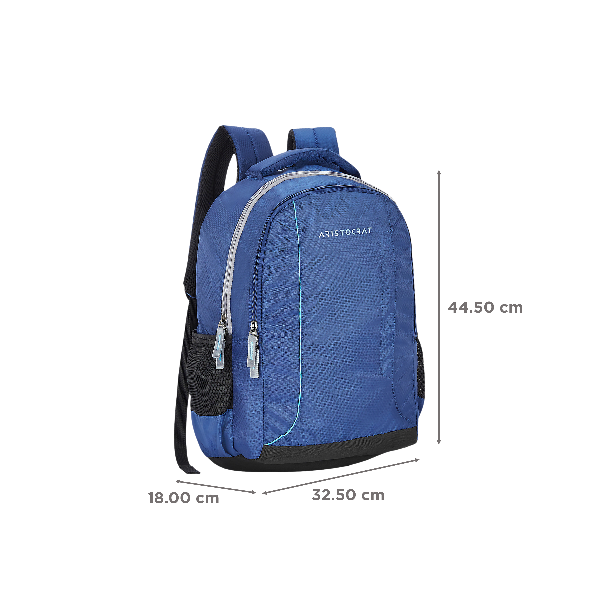 Buy Aristocrat AMP Polyester Laptop Backpack for 17 Inch Laptop (26 L, Foam  Padded Grab Handle, Blue) Online Croma