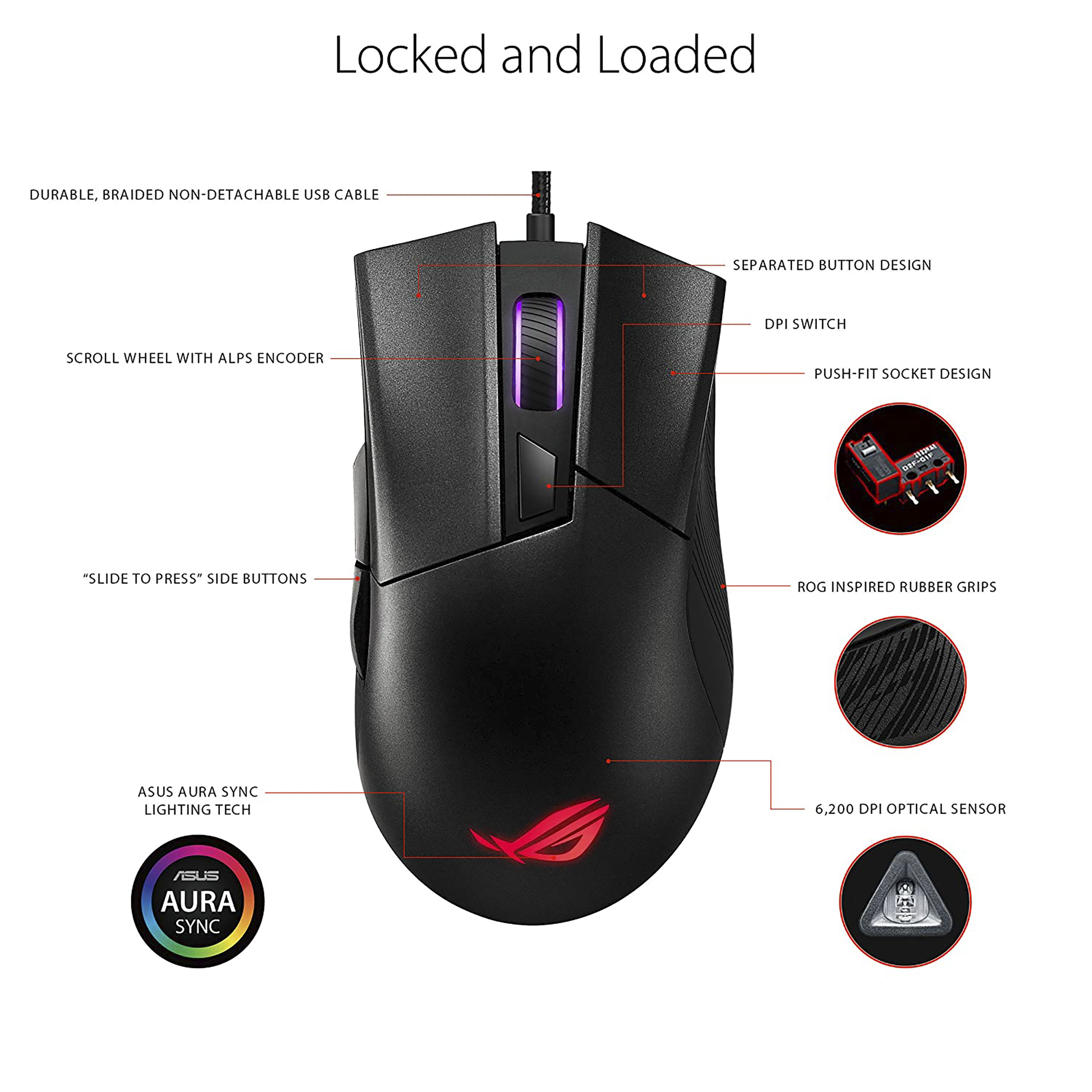 Buy Lenovo Legion M300 Wired Optical Gaming Mouse (8000 DPI (Adjustable),  Ergonomic Design, Black) Online – Croma