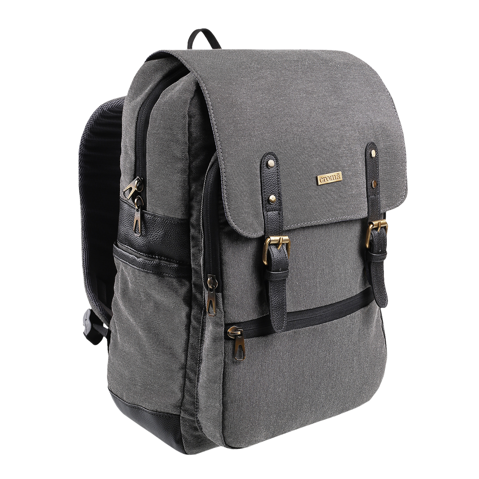 Croma Messenger Bag Crpcb6105ssd01 14 L Laptop Backpack Grey - Price in  India | Flipkart.com
