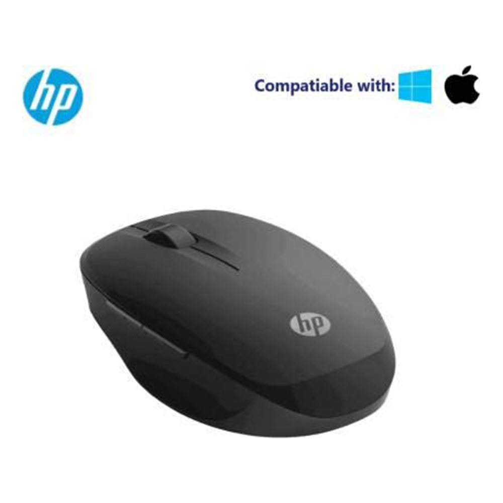 Buy HP 6CR71AA Wireless Optical Mouse with Customizable Buttons (3600 DPI,  Dual Connectivity, Black) Online – Croma