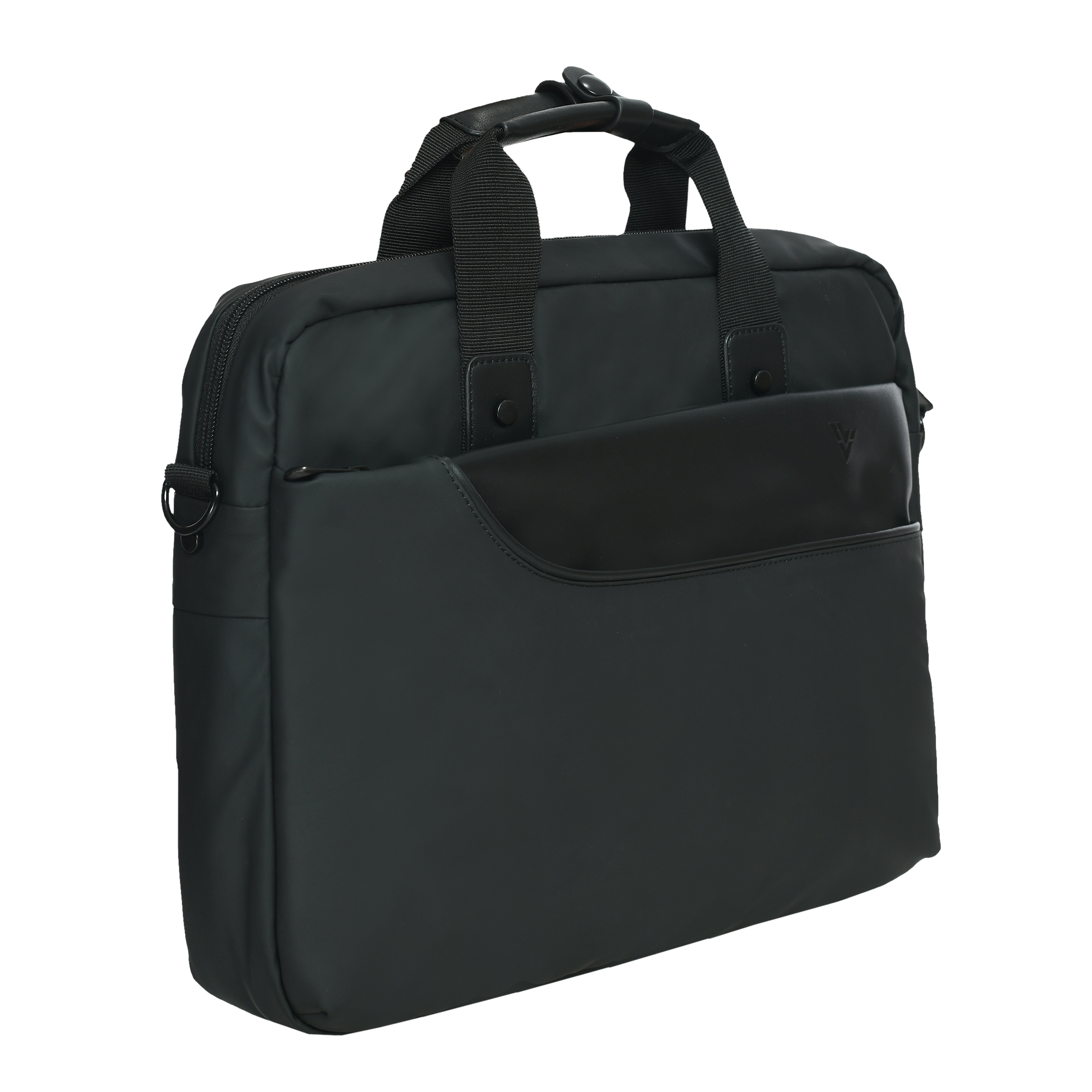 Buy Stuffcool Lush Faux Leather Laptop Sling Bag for 14 Inch Laptop  (Detachable & Adjustable Shoulder Strap, Black) Online Croma