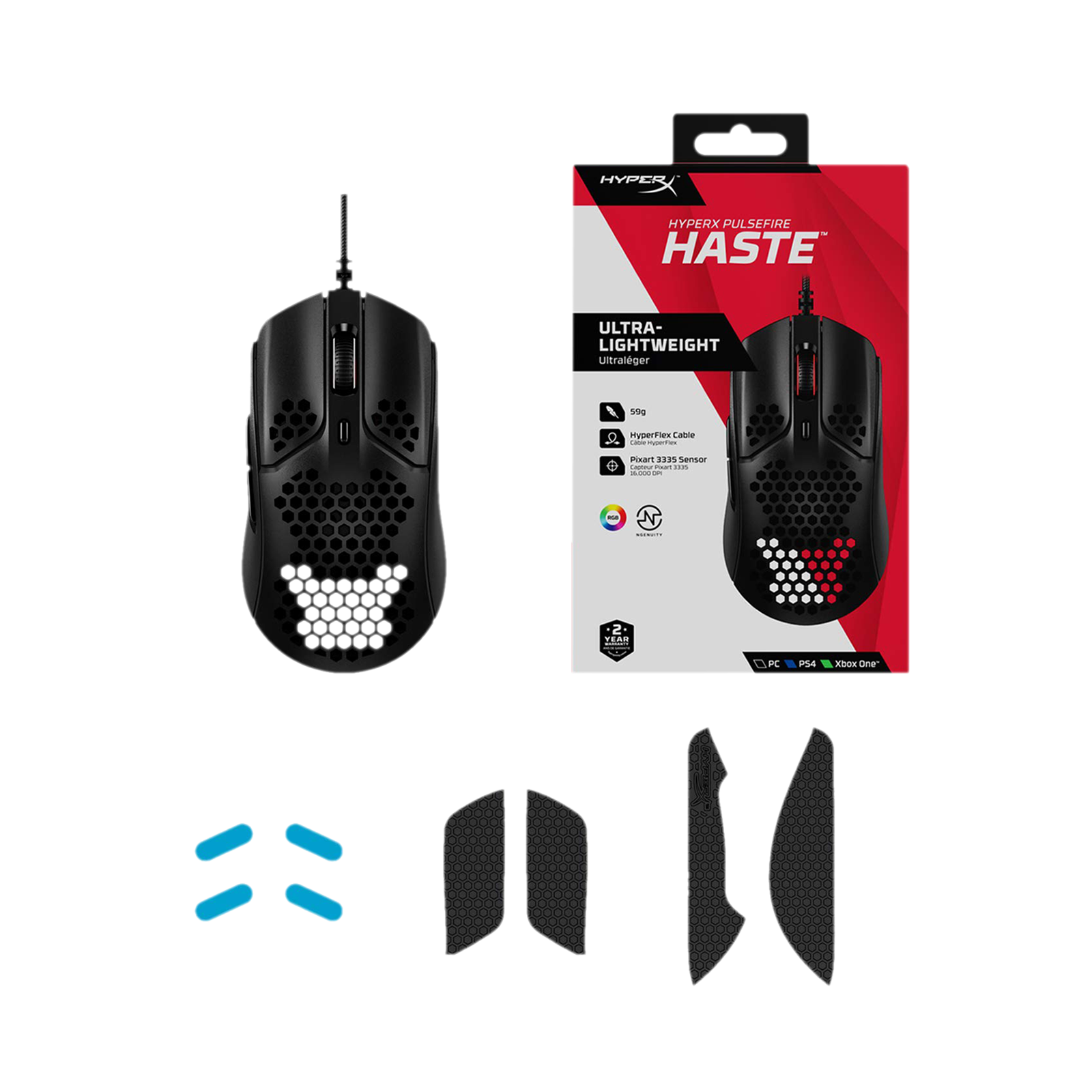 Buy HyperX Pulsefire Haste Wired Optical Gaming Mouse with Customizable ...