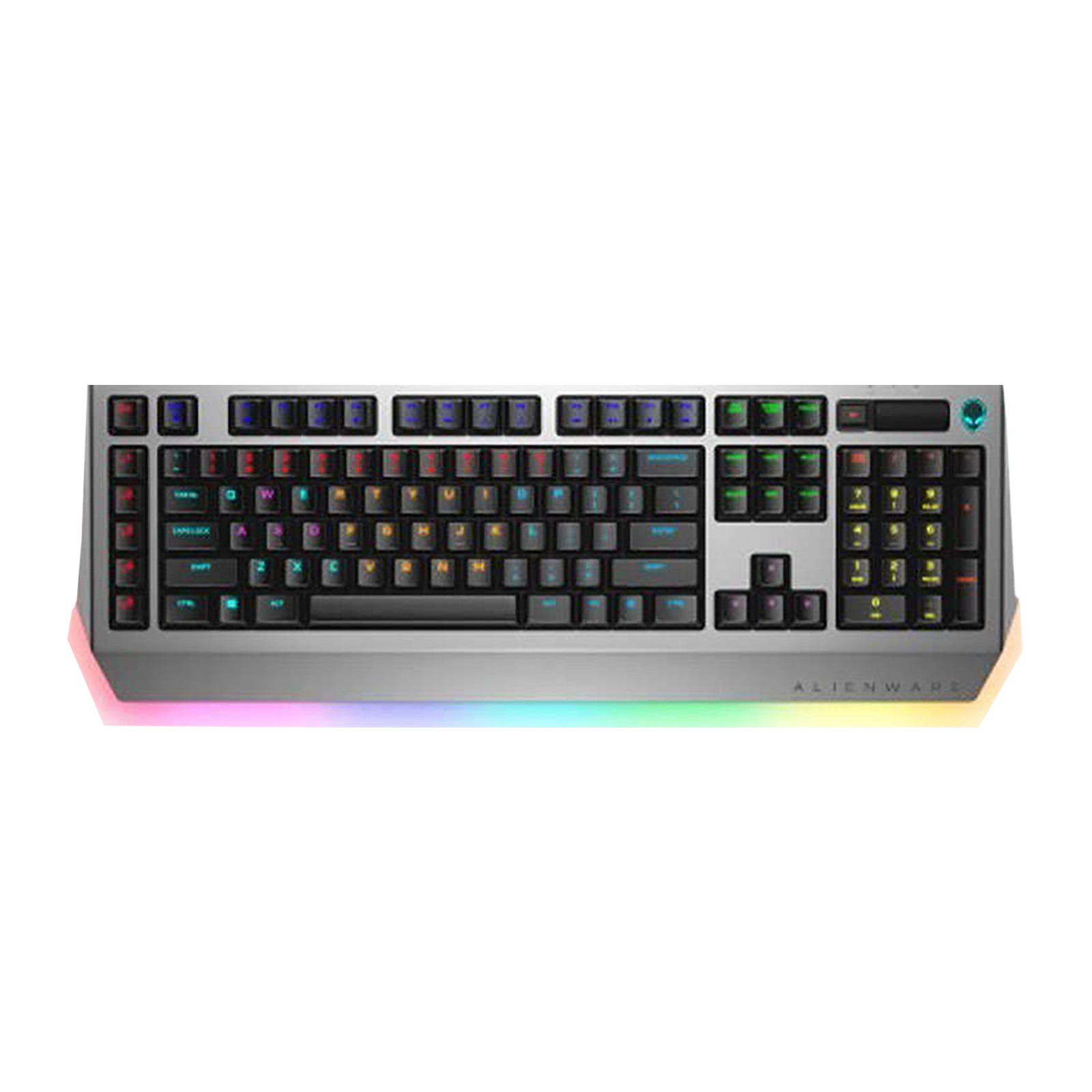Dell Alienware Pro Mechanical AW768 Wired Gaming Keyboard with Backlit Keys (Dedicated Volume Roller, Black)_1