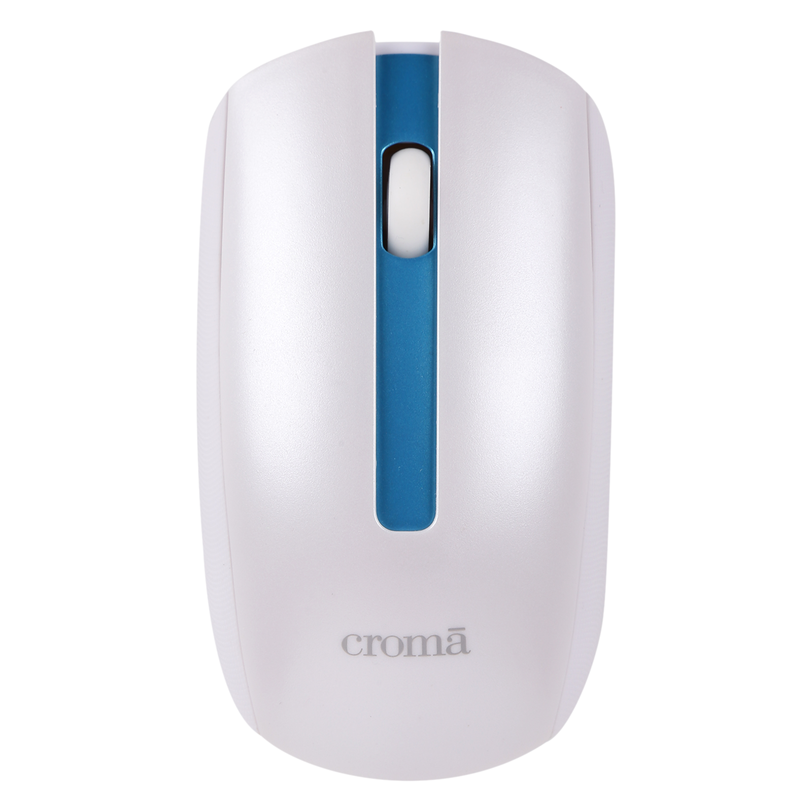 

Croma Wireless Optical Mouse (1000 DPI, Ergonomic Design, White)