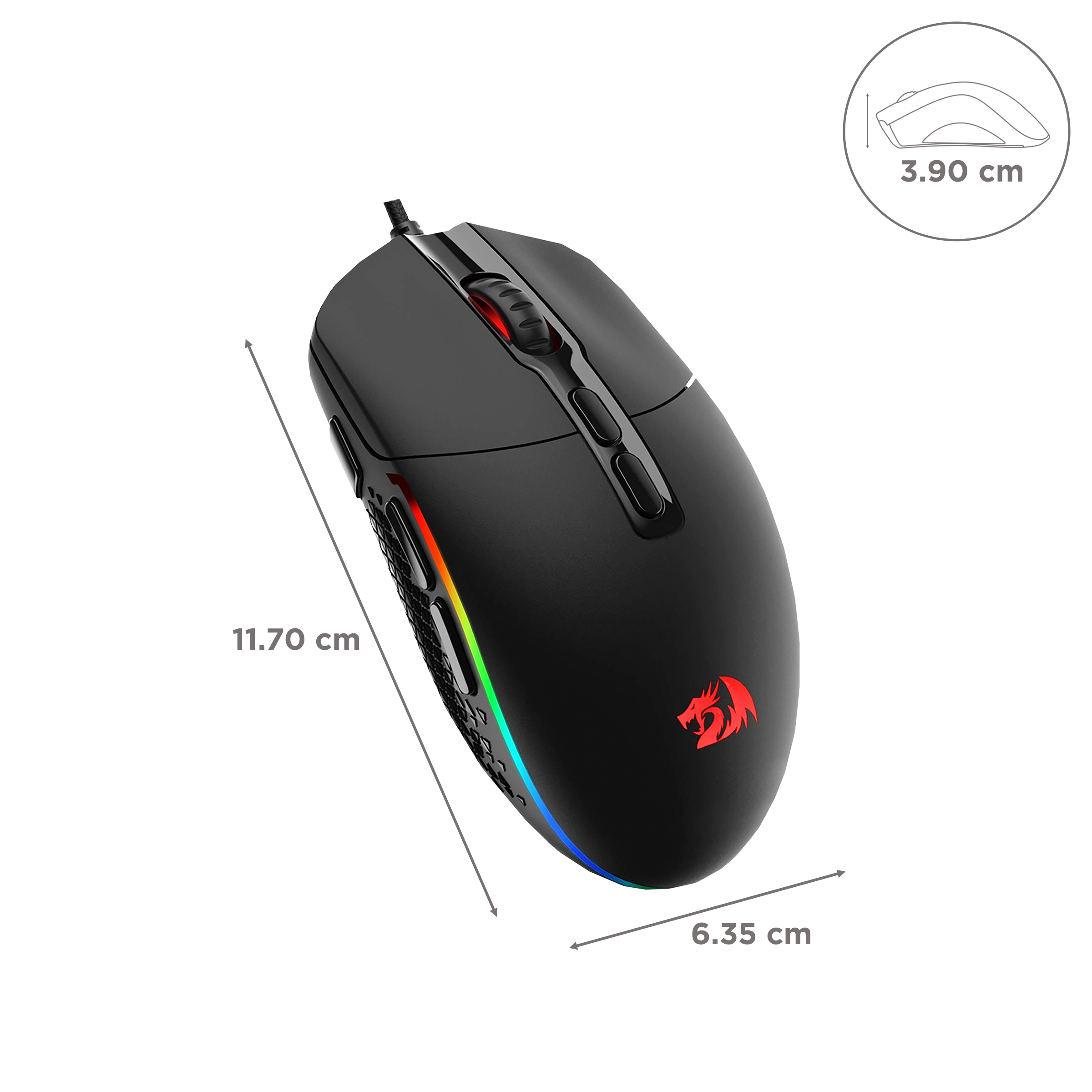 Redragon M719 INVADER Wired Optical Gaming Mouse – REDRAGON ZONE