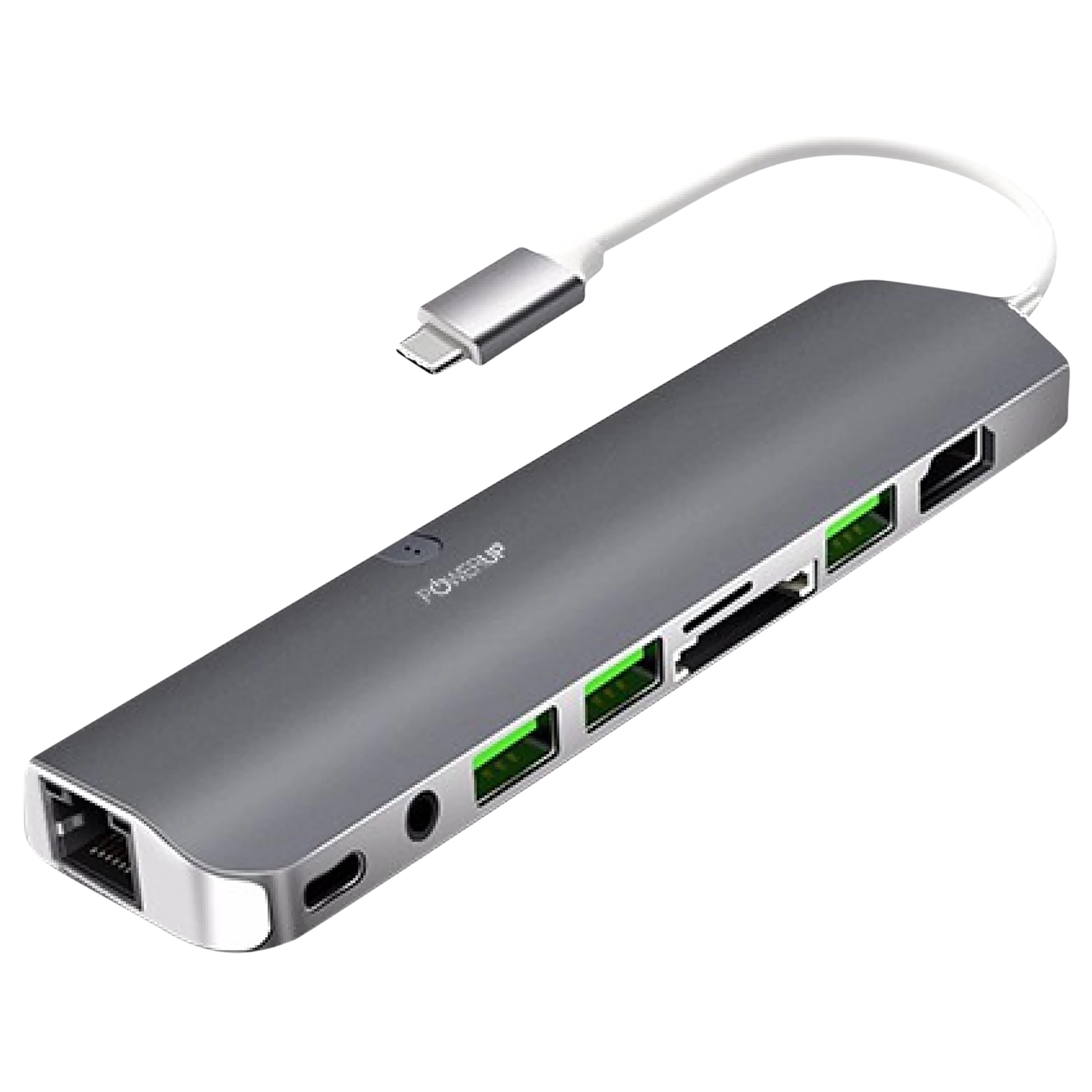 Buy POWERUP 9-in-1 USB Type C to USB 2.0 Type A, USB Type C, 3.5mm
