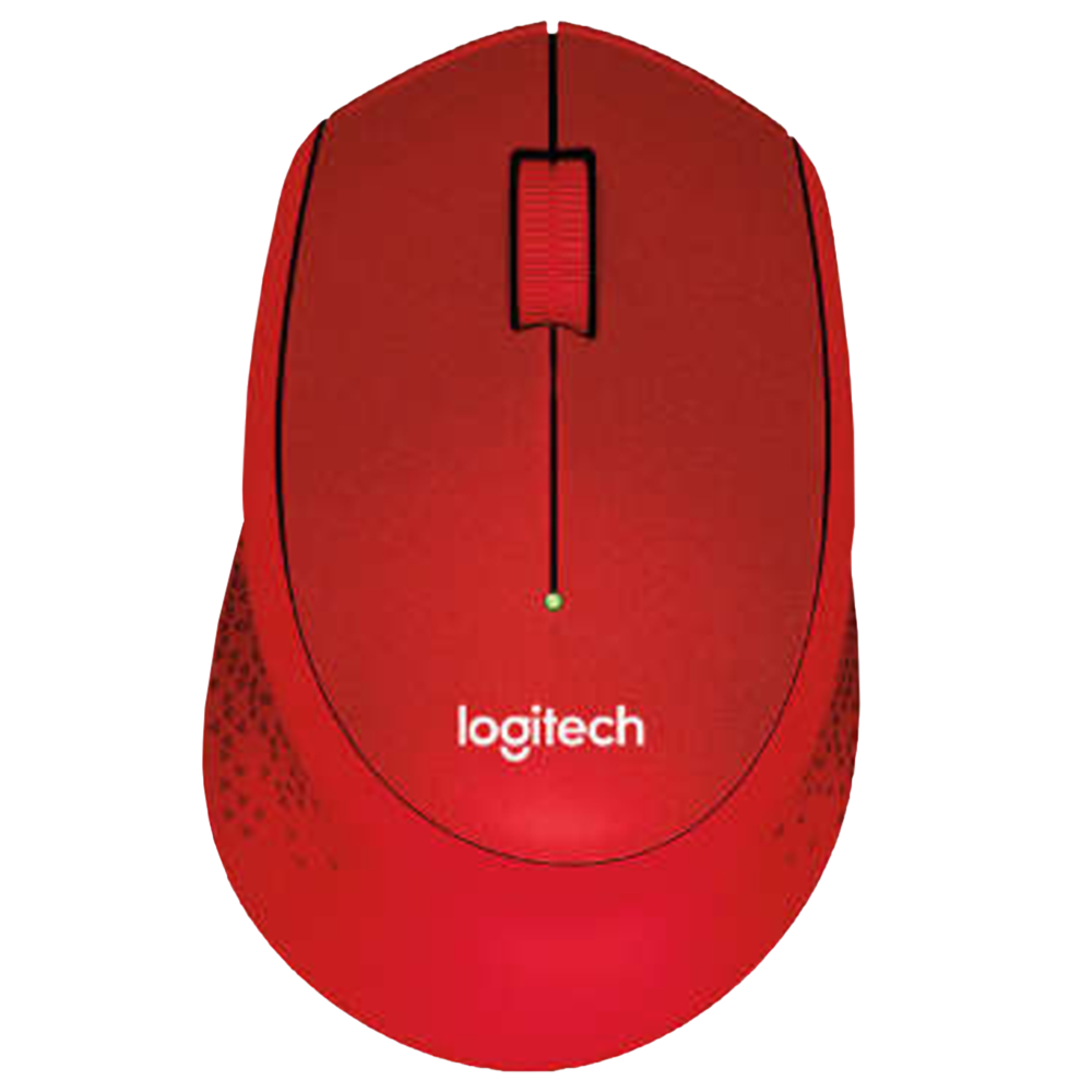 Buy logitech M331 Plus Wireless Optical Mouse with Silent Click Buttons  (1000 DPI, Plug & Play, Red) Online – Croma