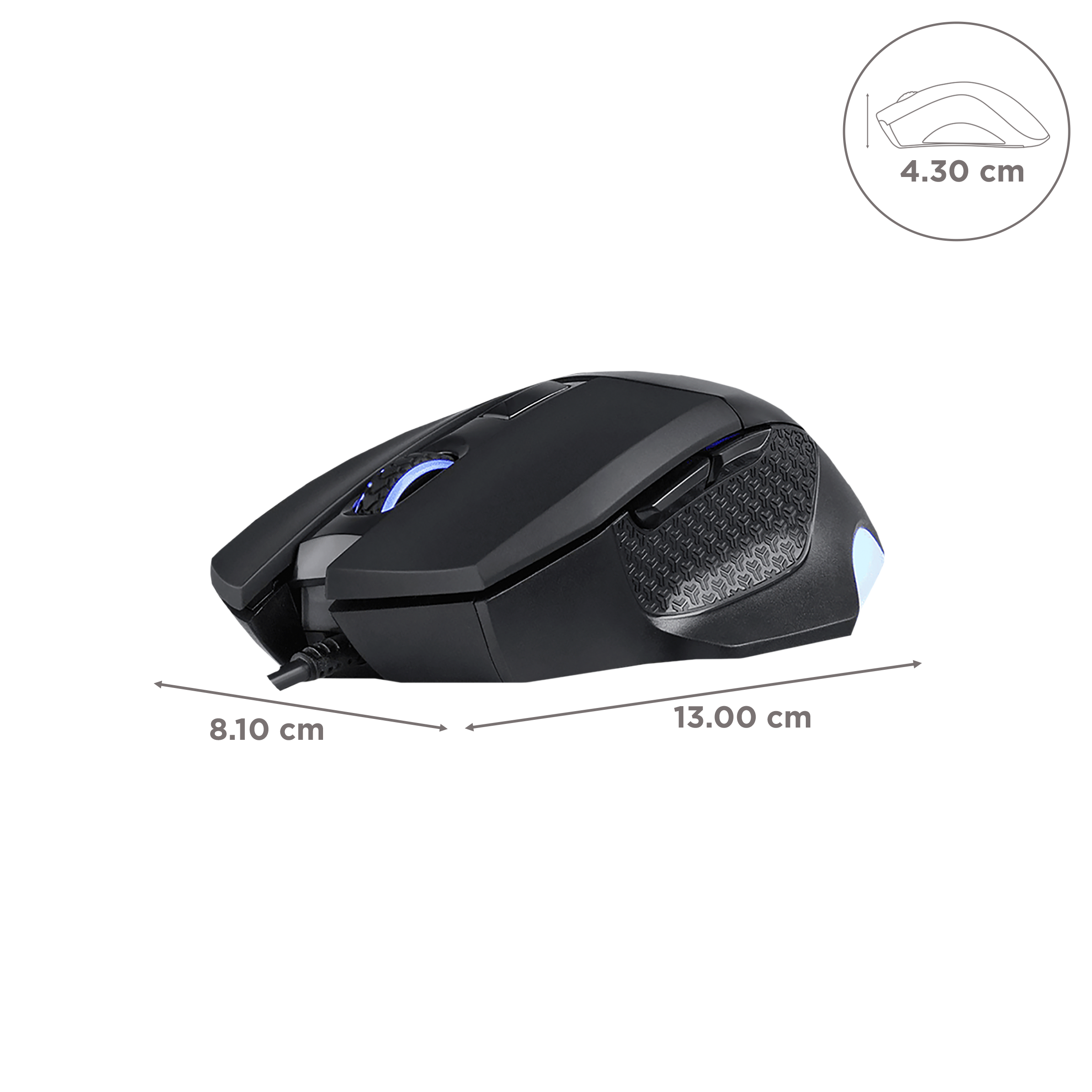 Buy HP G200 Wired Optical Gaming Mouse with Customizable Buttons (4000 ...