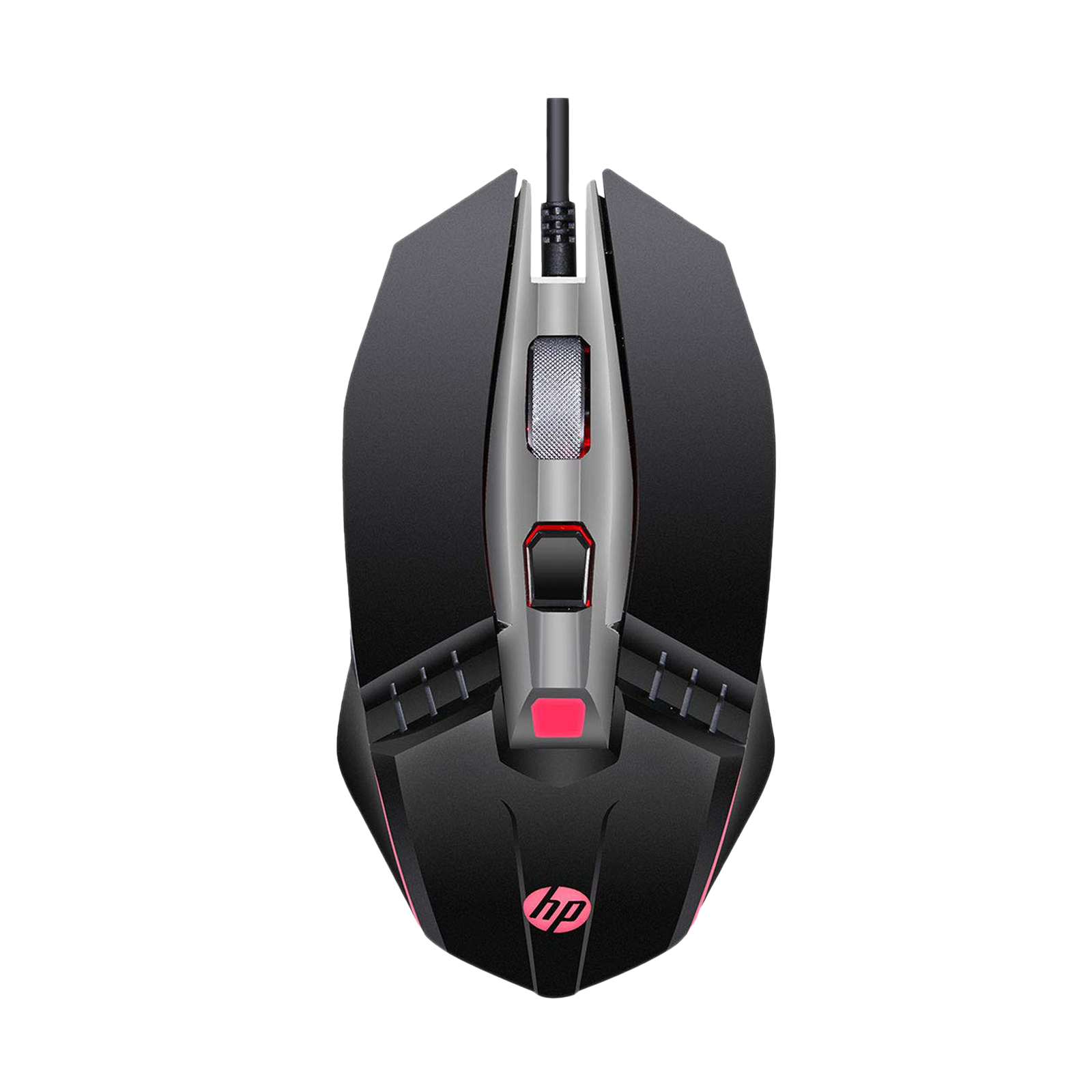 HP M270 Wired Optical Gaming Mouse with Customizable Buttons (2400 DPI, Ergonomic Design, Black)