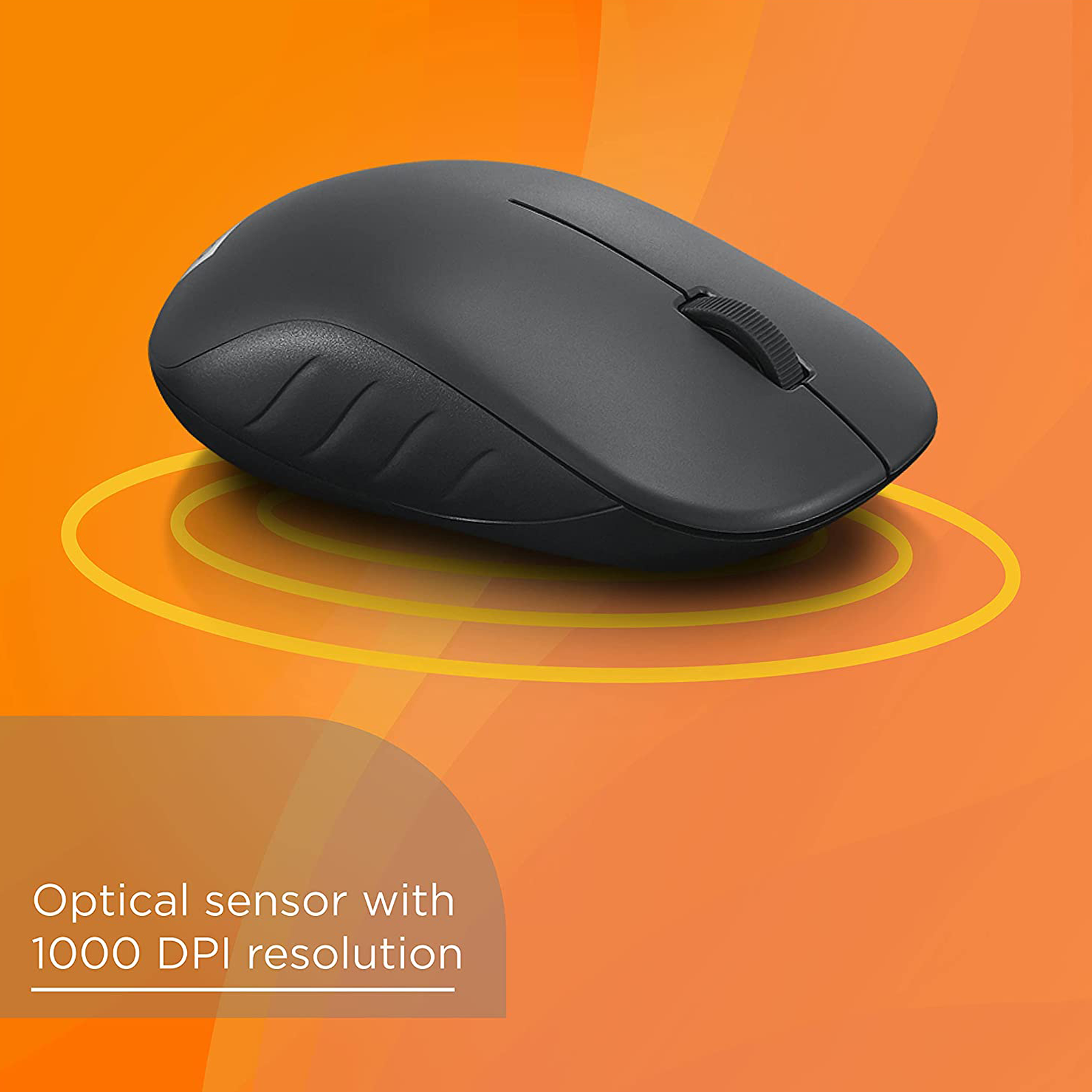 Buy Lenovo 130 Wireless Optical Mouse (1000 DPI, Ergonomic Design, Black)  Online – Croma