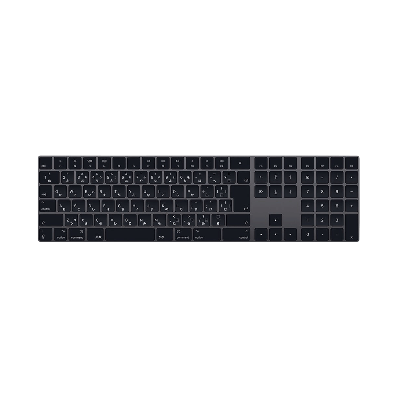 Apple Magic Rechargeable Bluetooth Wireless Keyboard with Number Pad (Unique Scissor Mechanism, Space Grey)