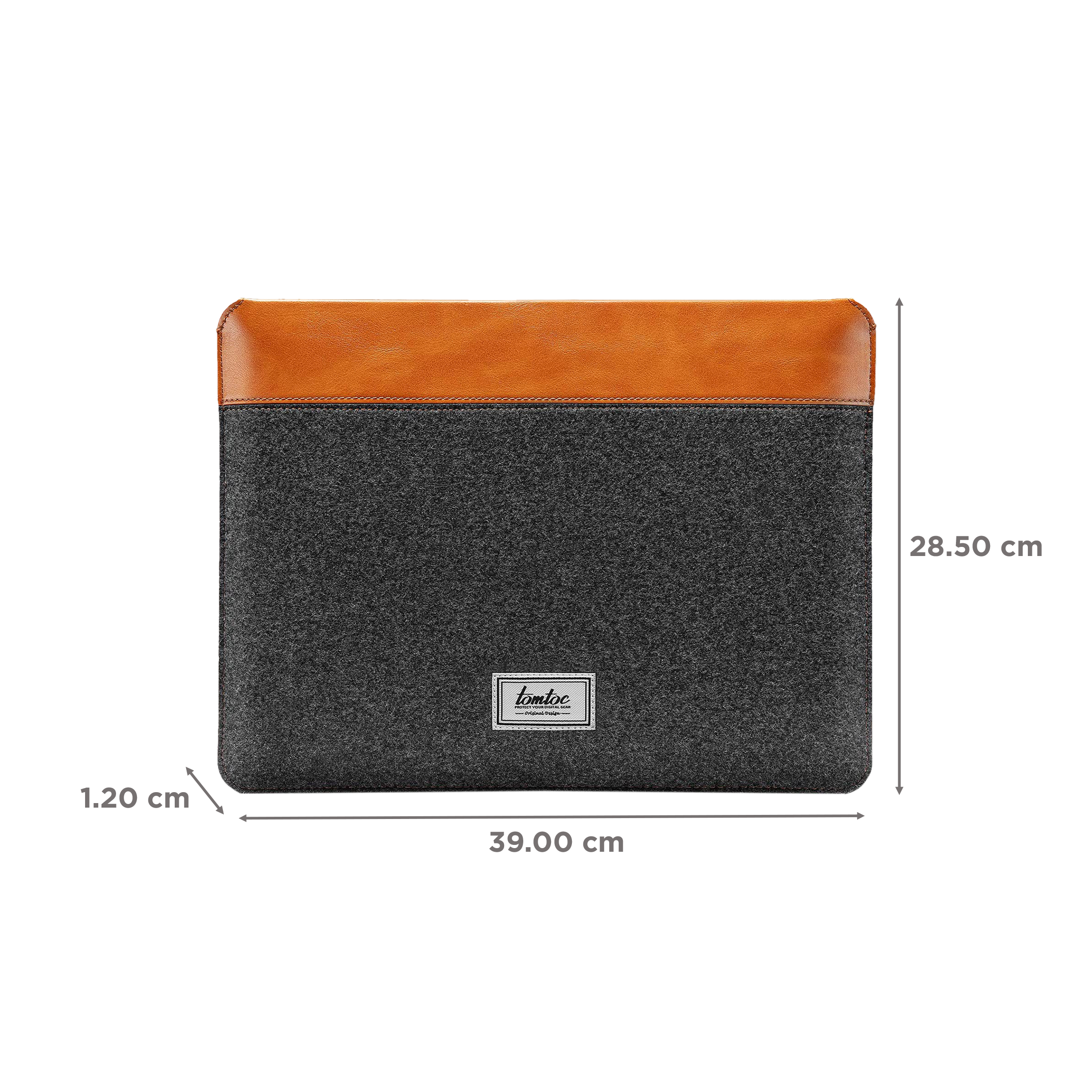Buy Croma Leather Laptop Sleeve for 15 Inch Laptop (Adjustable Shoulder  Strap, Brown) Online Croma