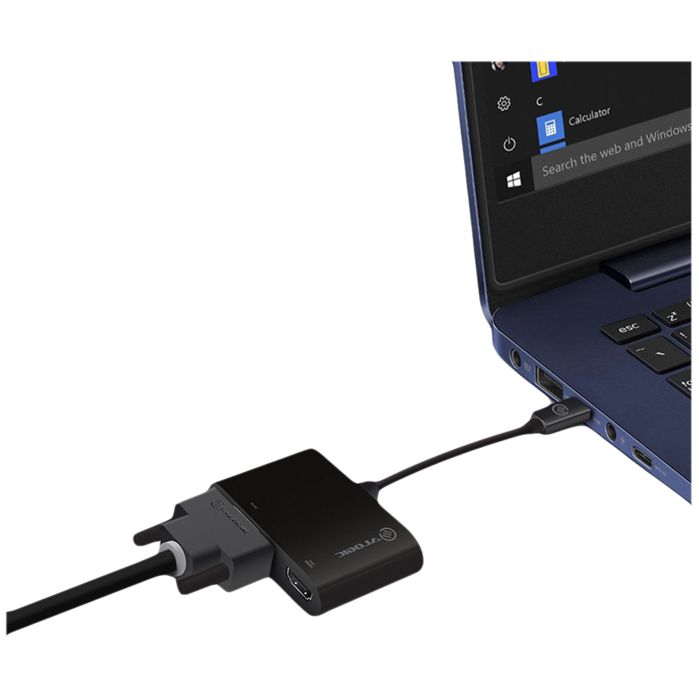Adaptador Multipuesto Mini Display Port A HDMI/VGA/DVI