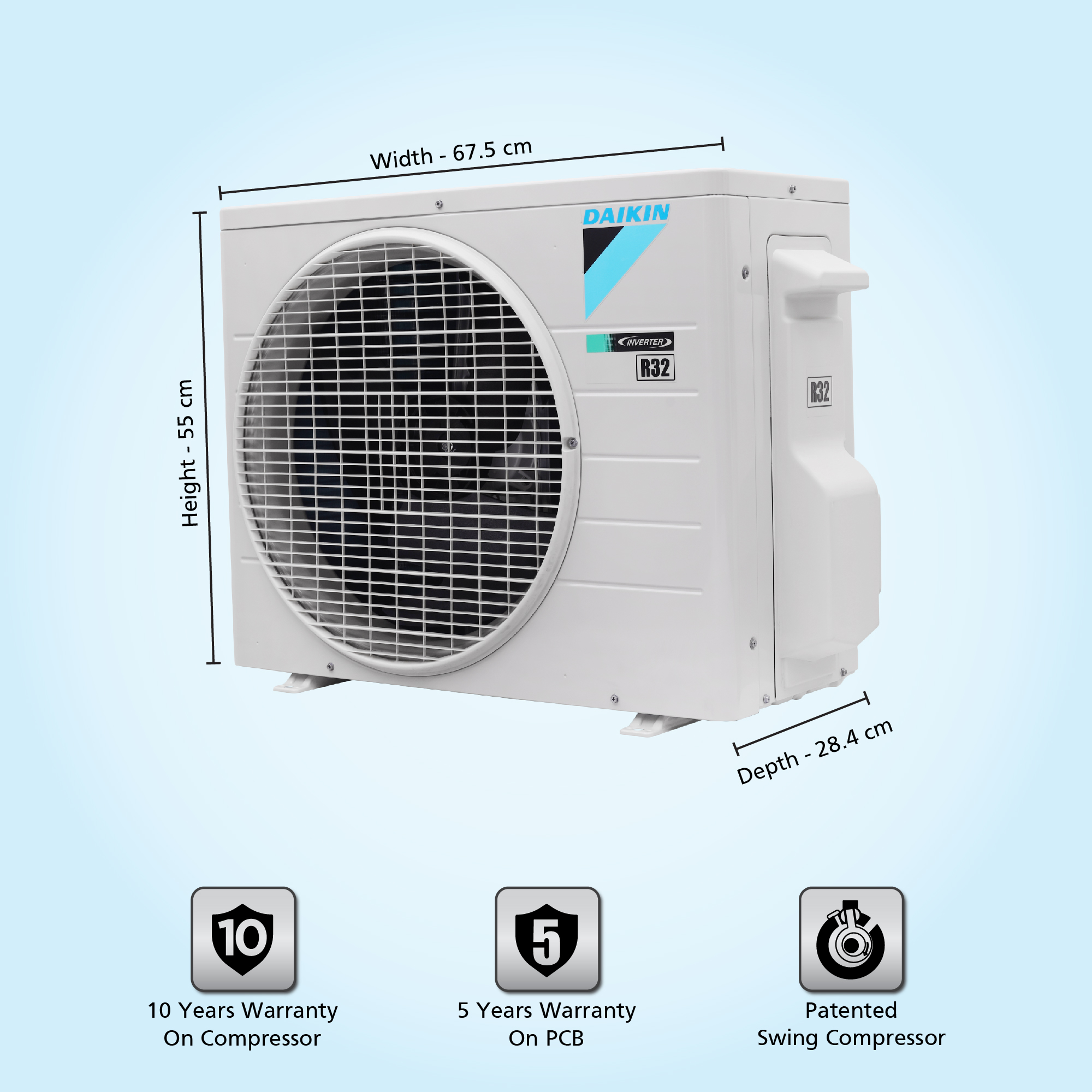 daikin 2 ton 5 star inverter split ac