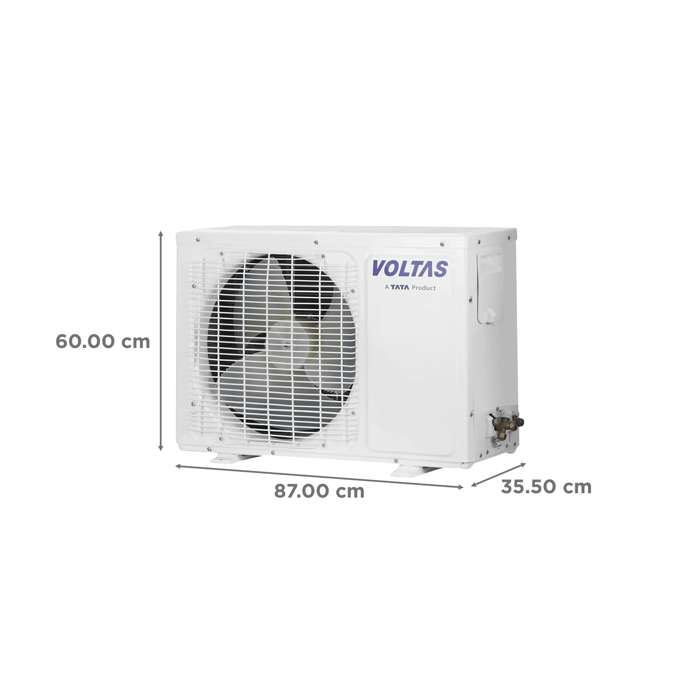 ac outdoor unit size in inches