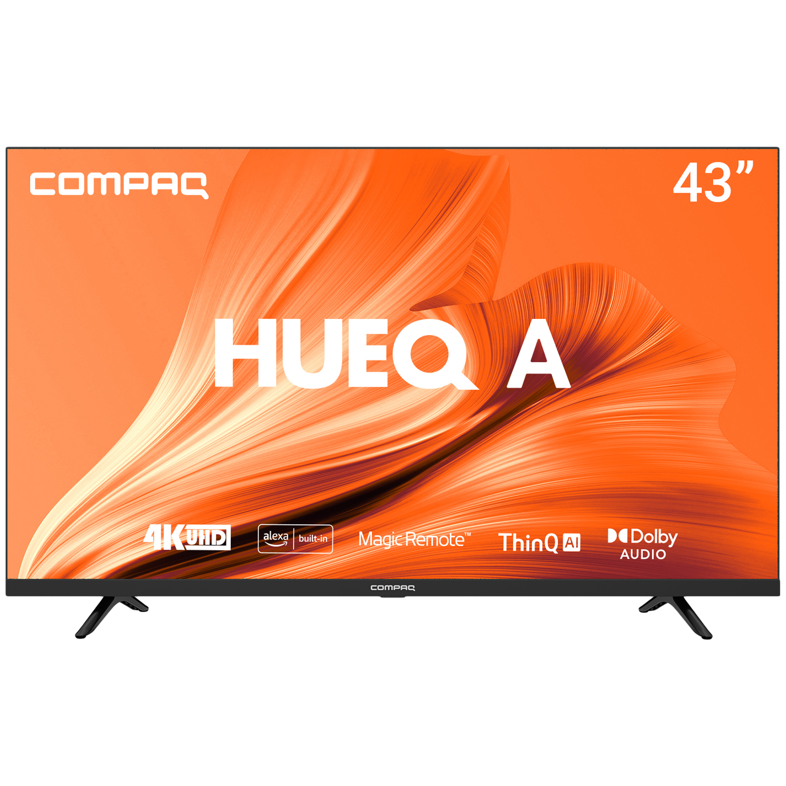Compaq HUEQ A 109 cm (43 inch) 4K Ultra HD WebOS TV with Dolby Audio (2022 model)