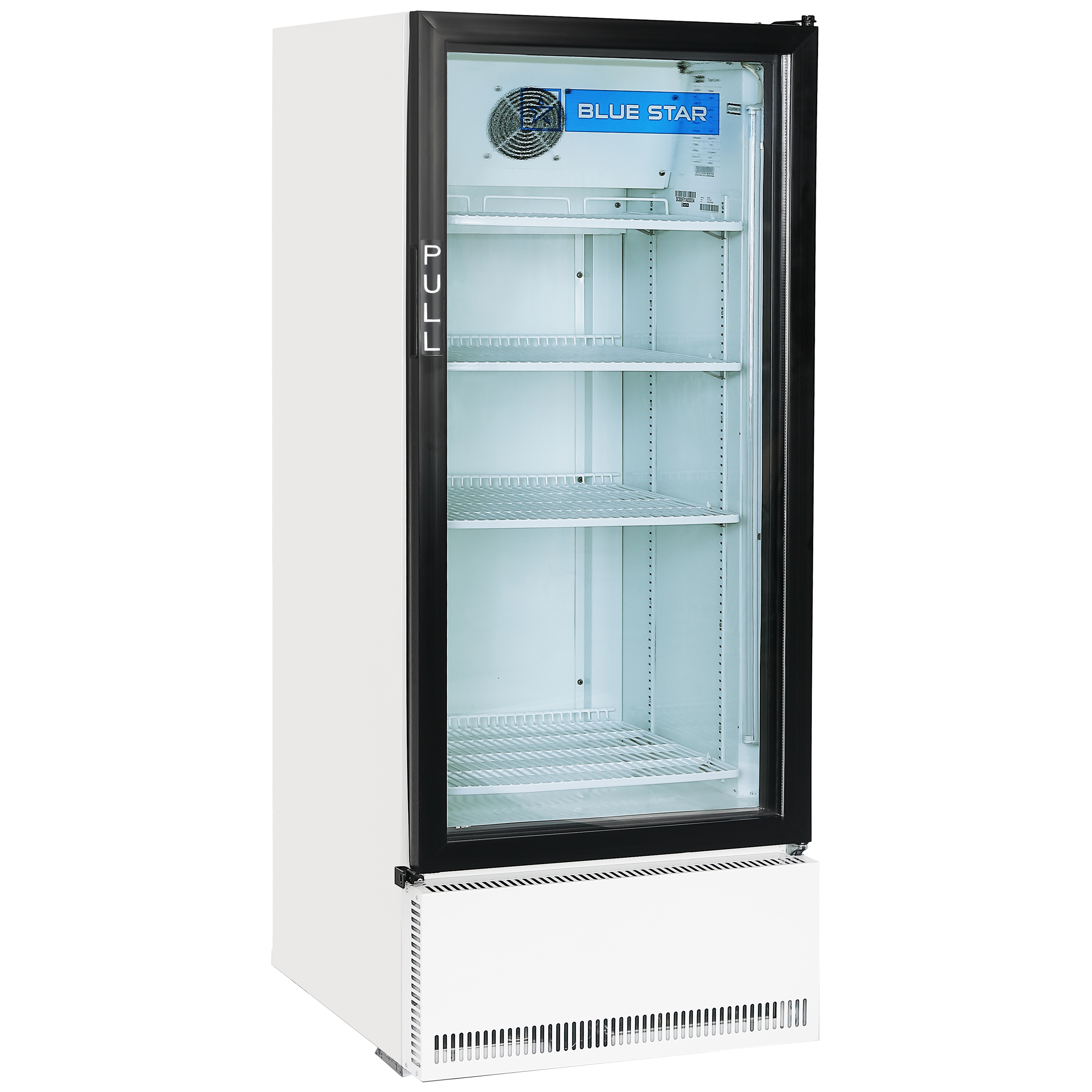 blue star transparent fridge