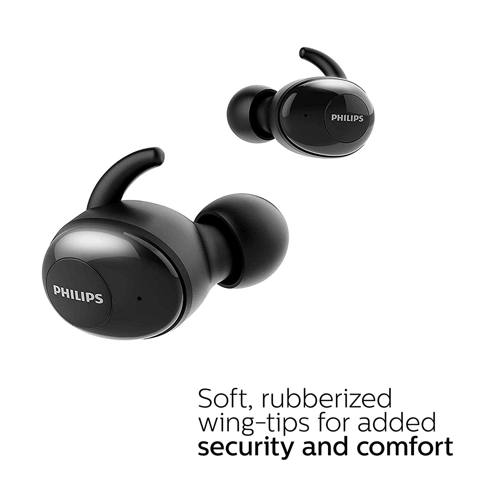 Buy Philips Upbeat SHB2515 In-Ear Truly Wireless Earbuds (Black) Online ...