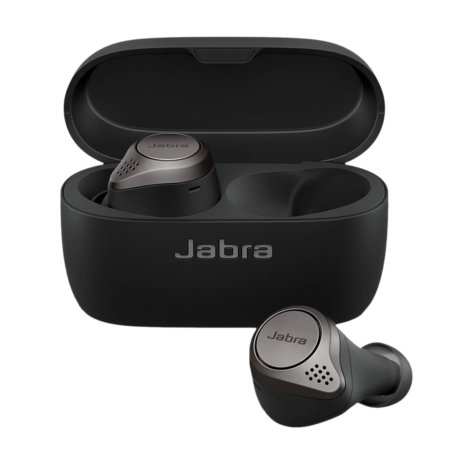 Buy Jabra Elite 75t 100-99090000-40 In-Ear Active Noise Cancellation Truly  Wireless Earbuds with Mic (Voice Assistant Supported, Titanium Black)  Online – Croma