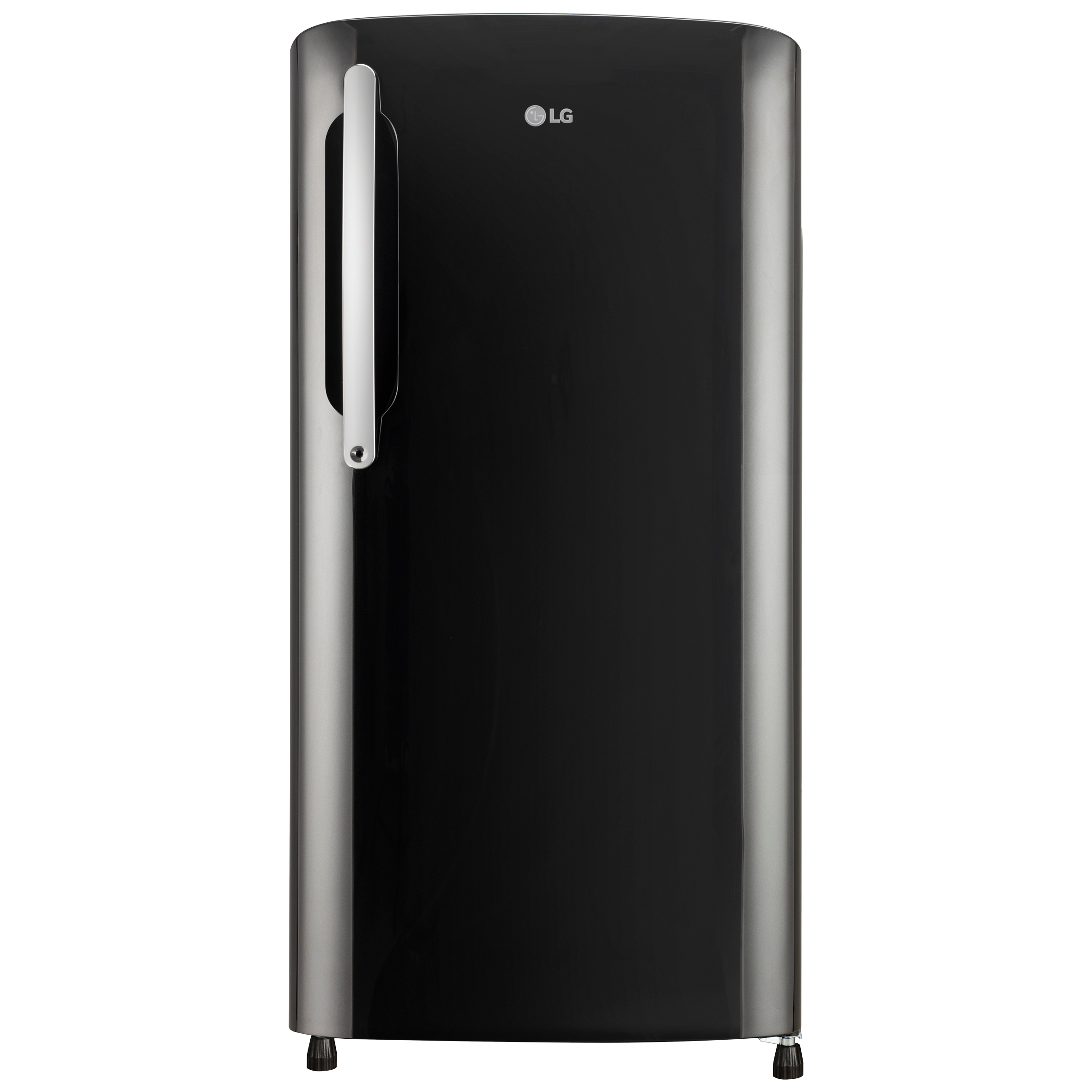 LG 201 Litres 4 Star Direct Cool Single Door Refrigerator with Smart Inverter Compressor (GL-B211HESY.AESZEB, Ebony Sheen)