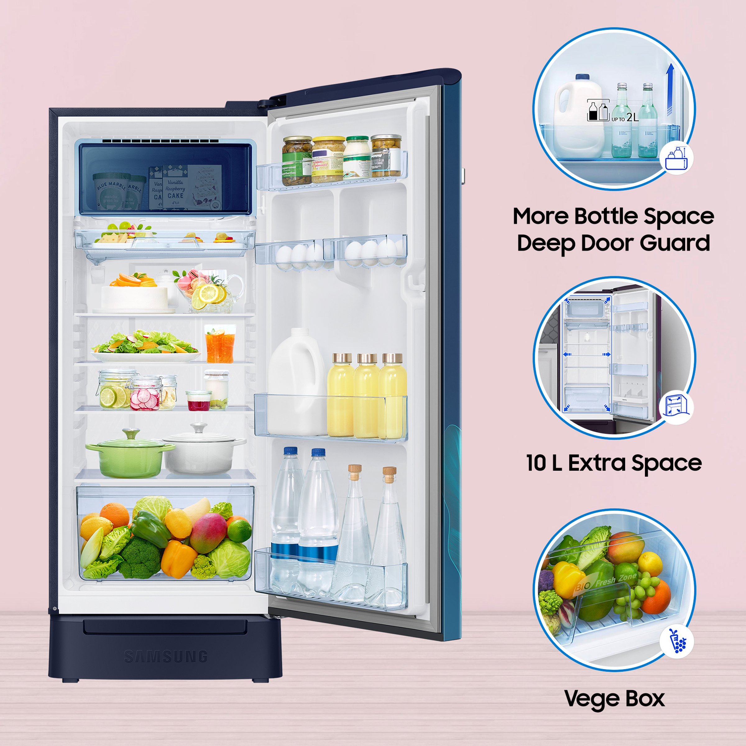 samsung 215 ltr 5 star refrigerator