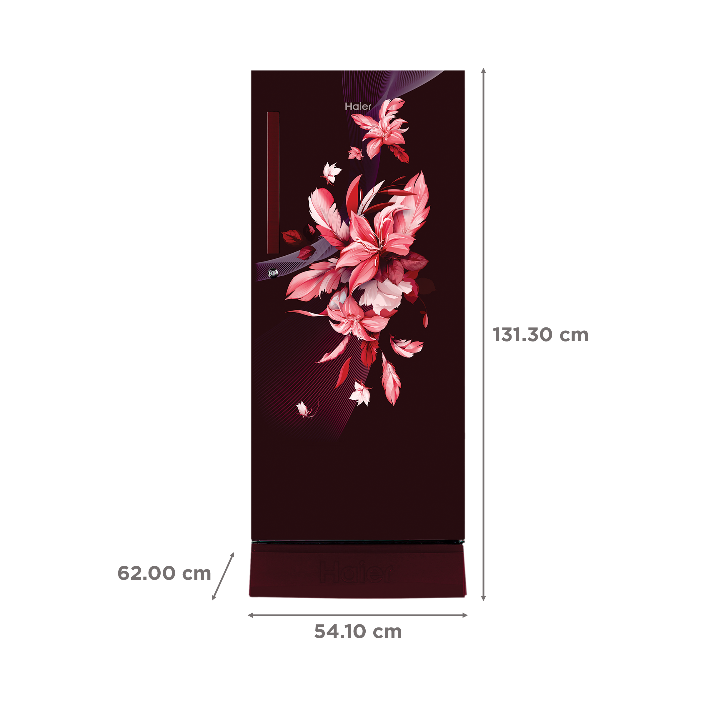 haier red fridge