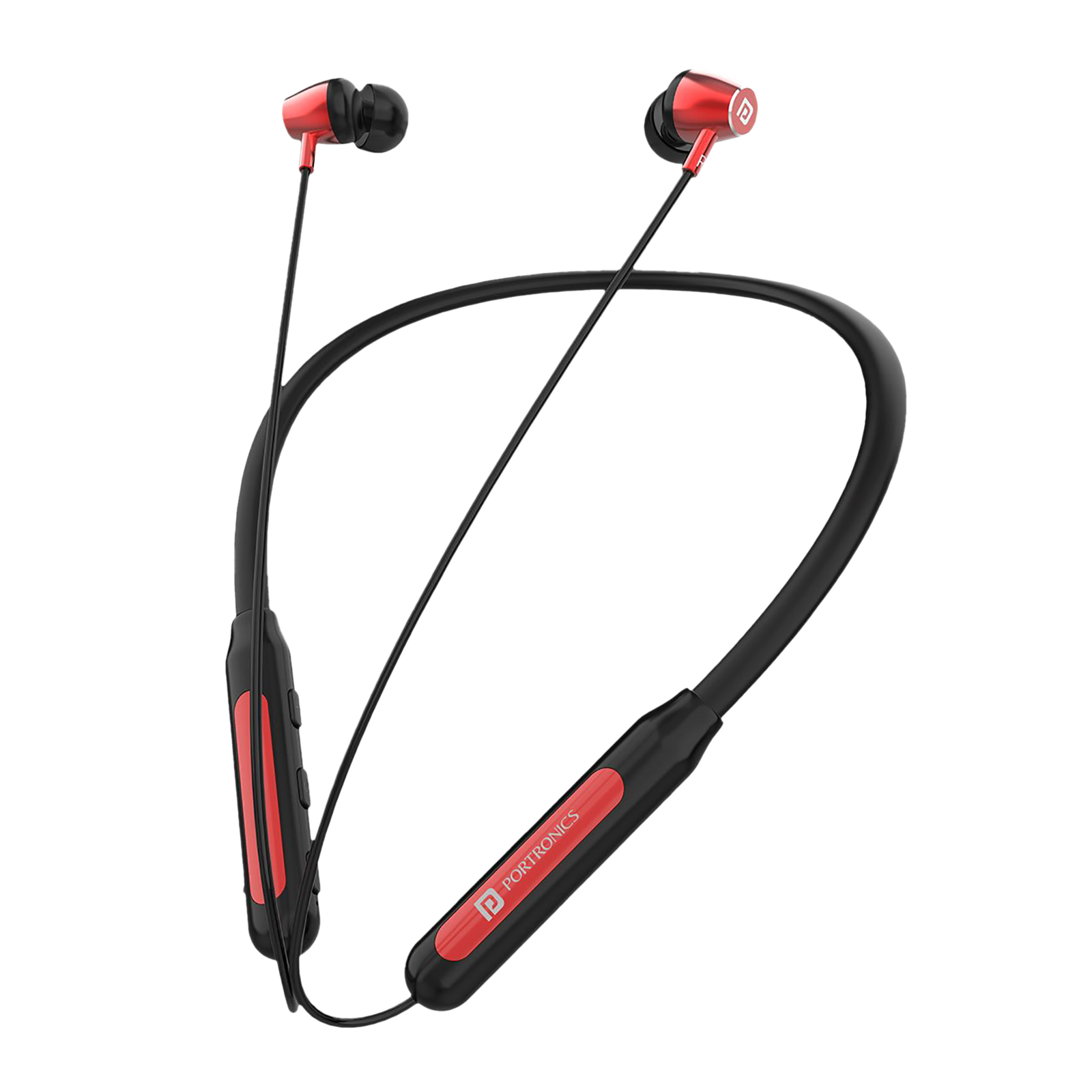 

PORTRONICS Harmonics Z3 Neckband (IPX5 Water Resistant, Upto 30 Hours Playback, Red)