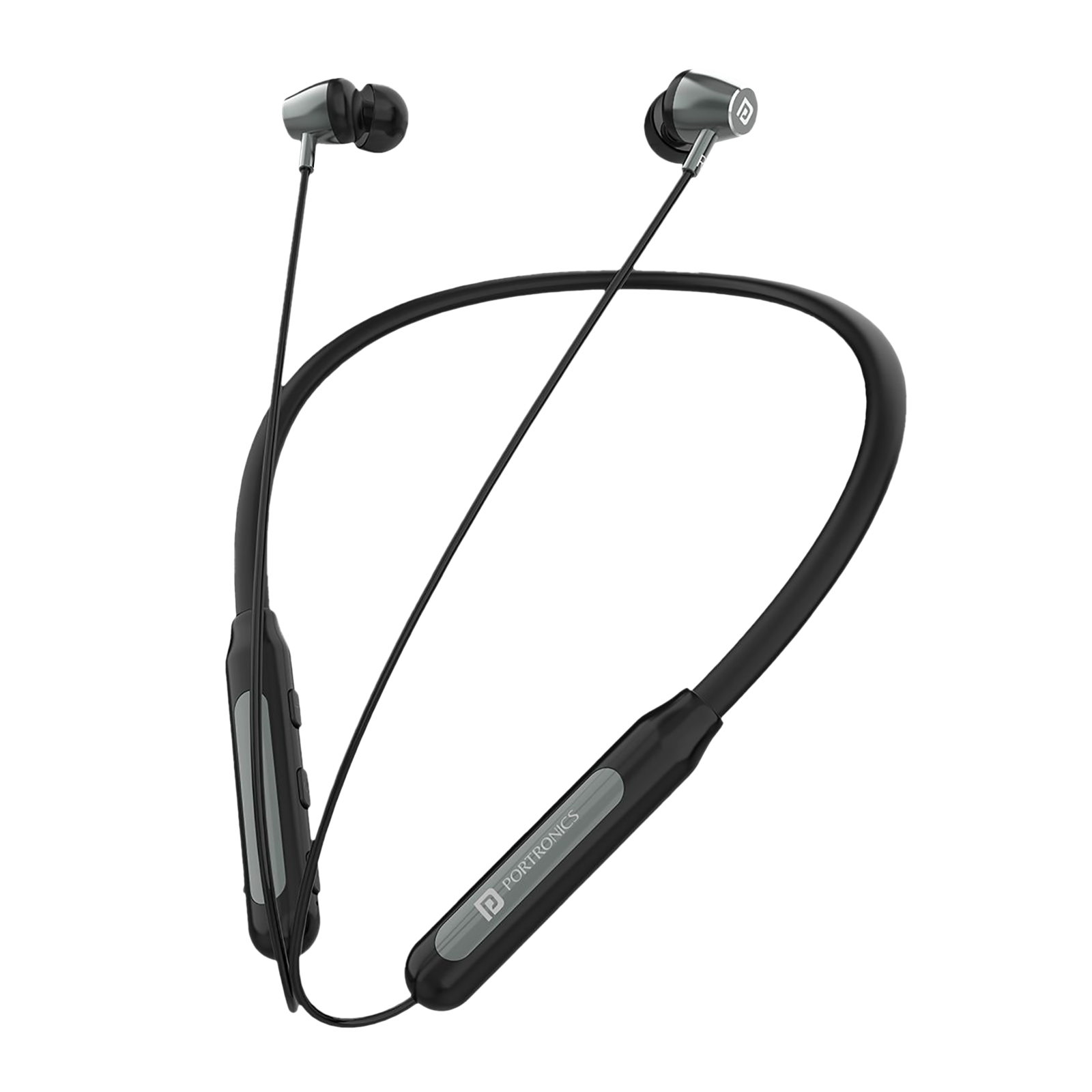 

PORTRONICS Harmonics Z3 Neckband (IPX5 Water Resistant, Upto 30 Hours Playback, Grey)