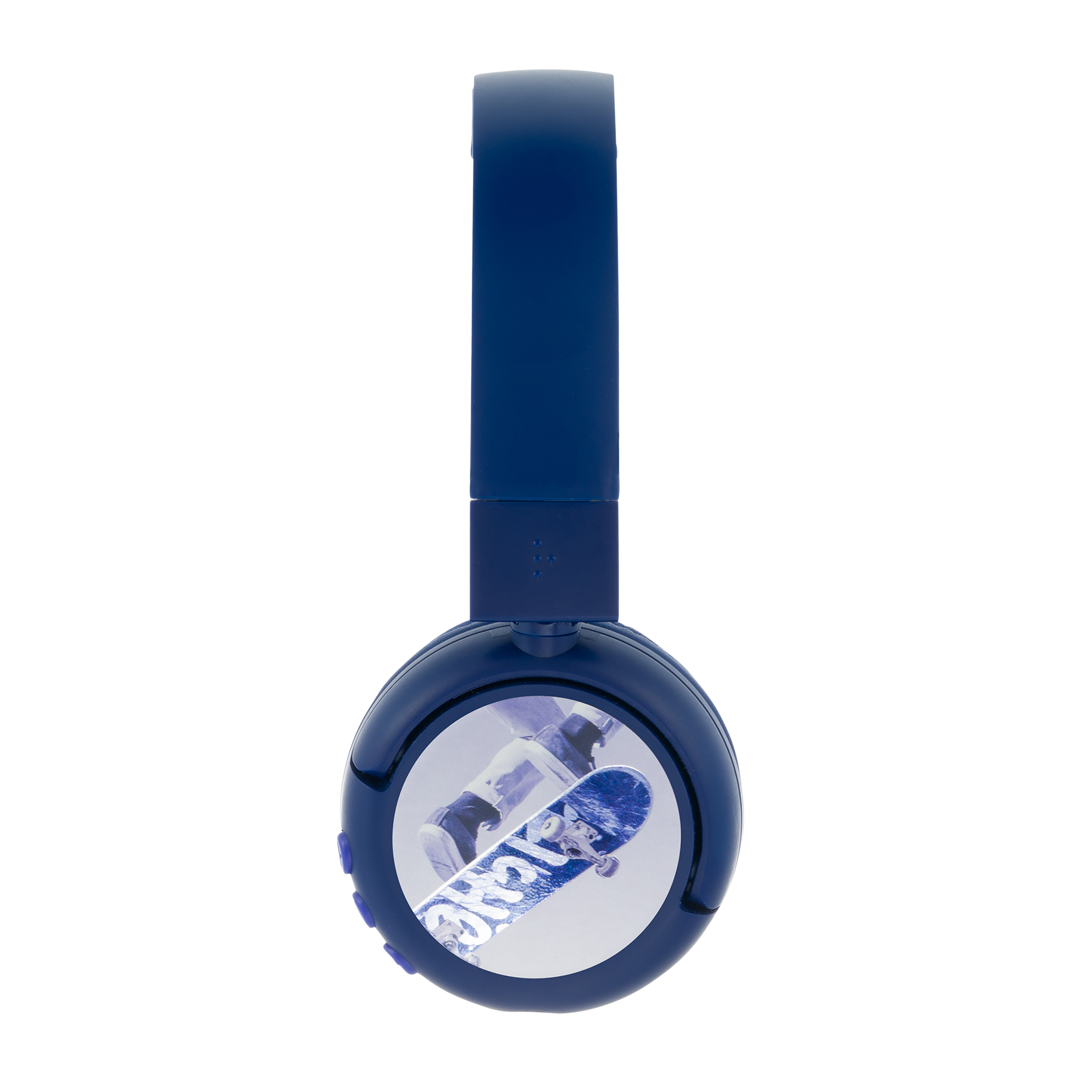 onanoff BuddyPhones Pop Fun Wired Headphone with Mic (On Ear, Blue)